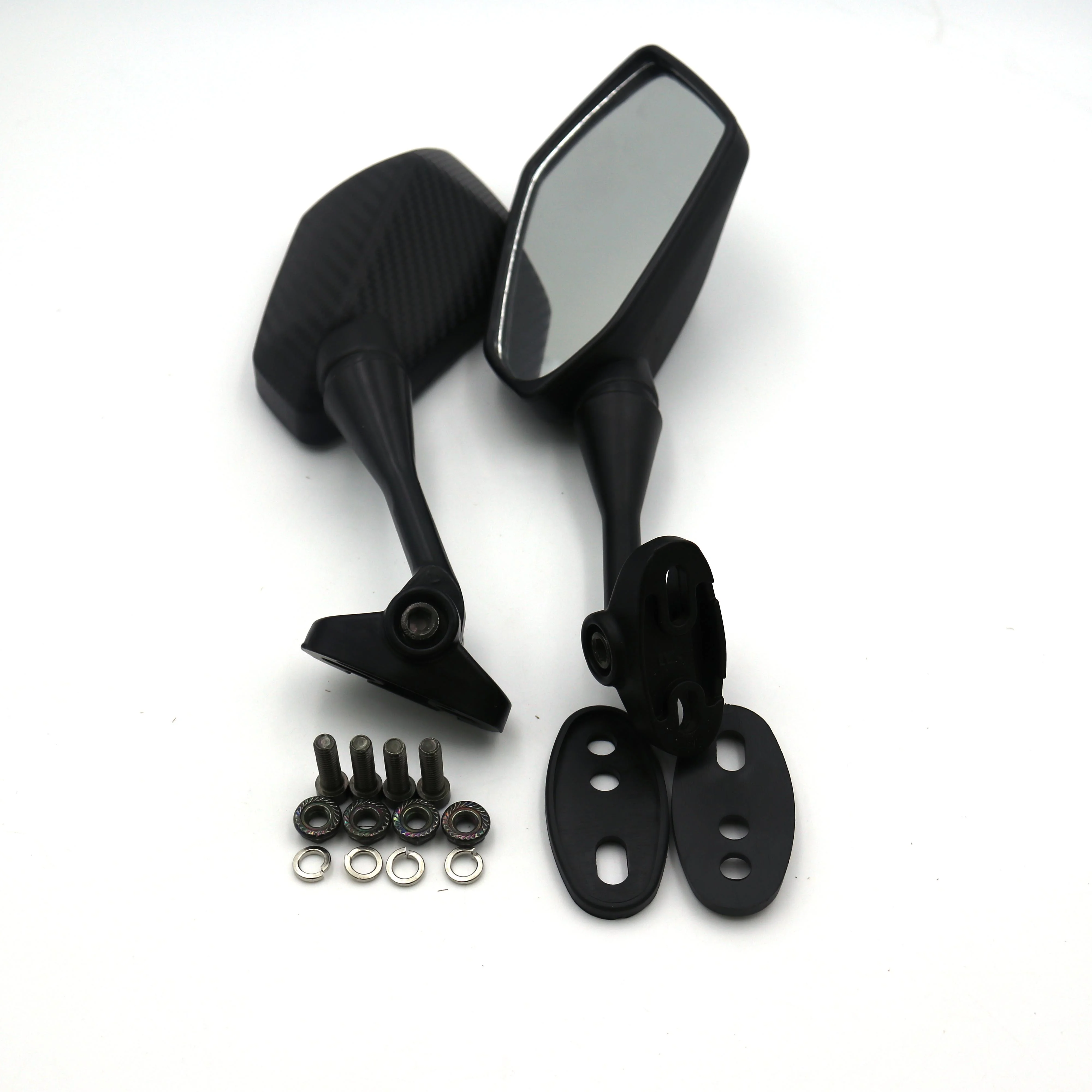 Wind Wing Adjustable Rotating Side mirrors Motorcycle Mirrors for Yamaha YZF R25 R3 R125 R15 V2 V3 Stainless Steel Rear View Mirror Wind Wing Winglet Accessories