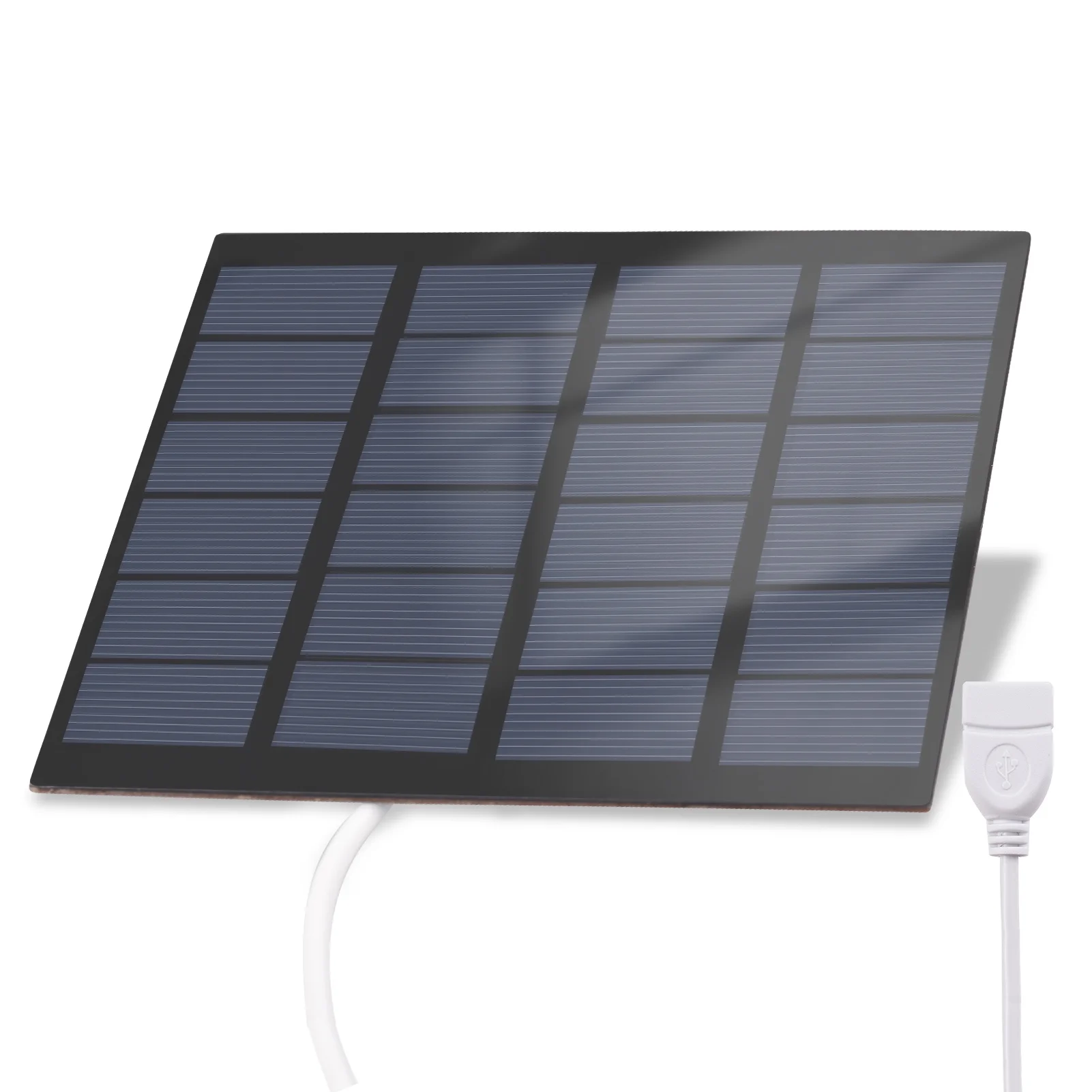 1.5W Portable Solar Waterproof Solar Panel for Camping with USB Interface for Charging Mobile Phones Banks Fans