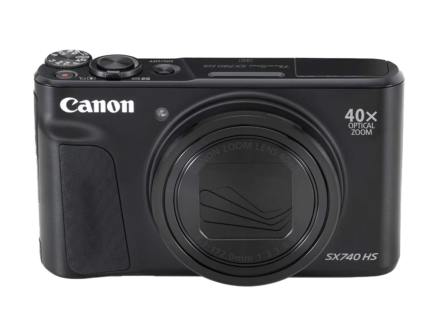 Canon PowerShot SX740 HS Digital Camera (Black) + Extra Battery +Tripod + Case -64GB Kit