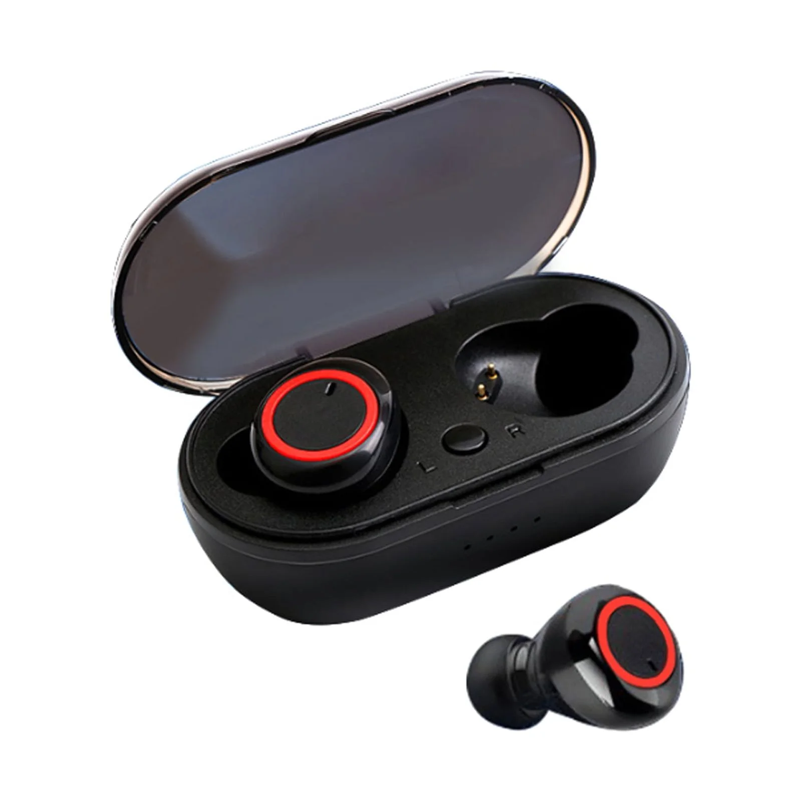 walmeck Y50 True Wireless BT5.0 Headphones Music Earphone In-ear Earbuds Touch Control Sport Headset with Mic 450mAh Charging Case