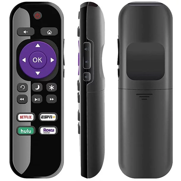 Replaced RCA Roku Remote Control with Netflix ESPN hulu Roku Channels Keys Compatible with All RCA Roku TVs