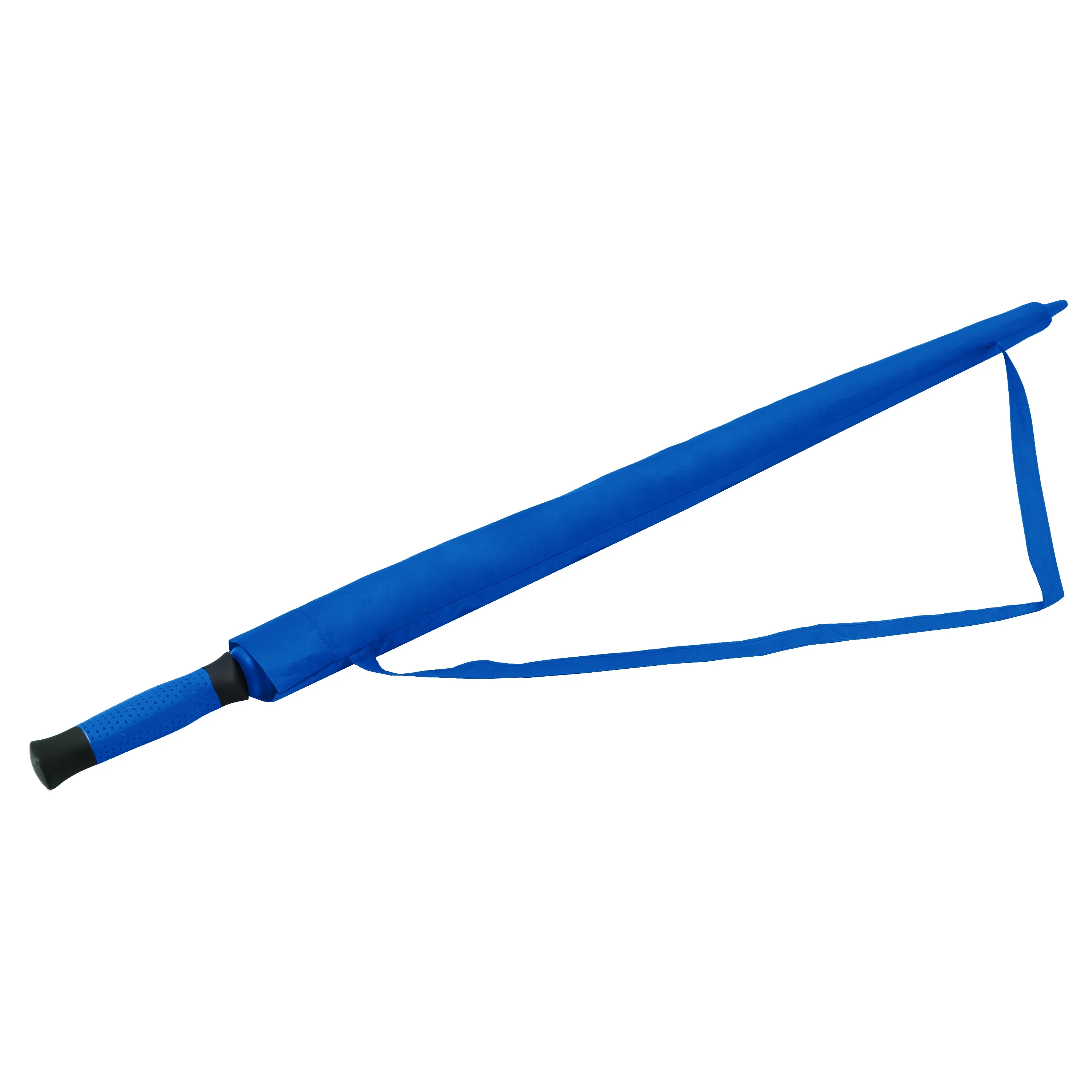 The Paramount Vented Large 64 inch Windproof Automatic Open Double Canopy Golf Umbrella for Rain, Wind and Sun, Strong & Lightweight Oversized Golf Umbrella Wind Vent for Men & Women, Royal Blue/White