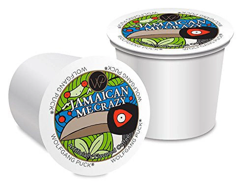 Wolfgang Puck Coffee, Jamaican Me Crazy, K-Cups for Keurig Brewers, 24-Count (Packaging May Vary)