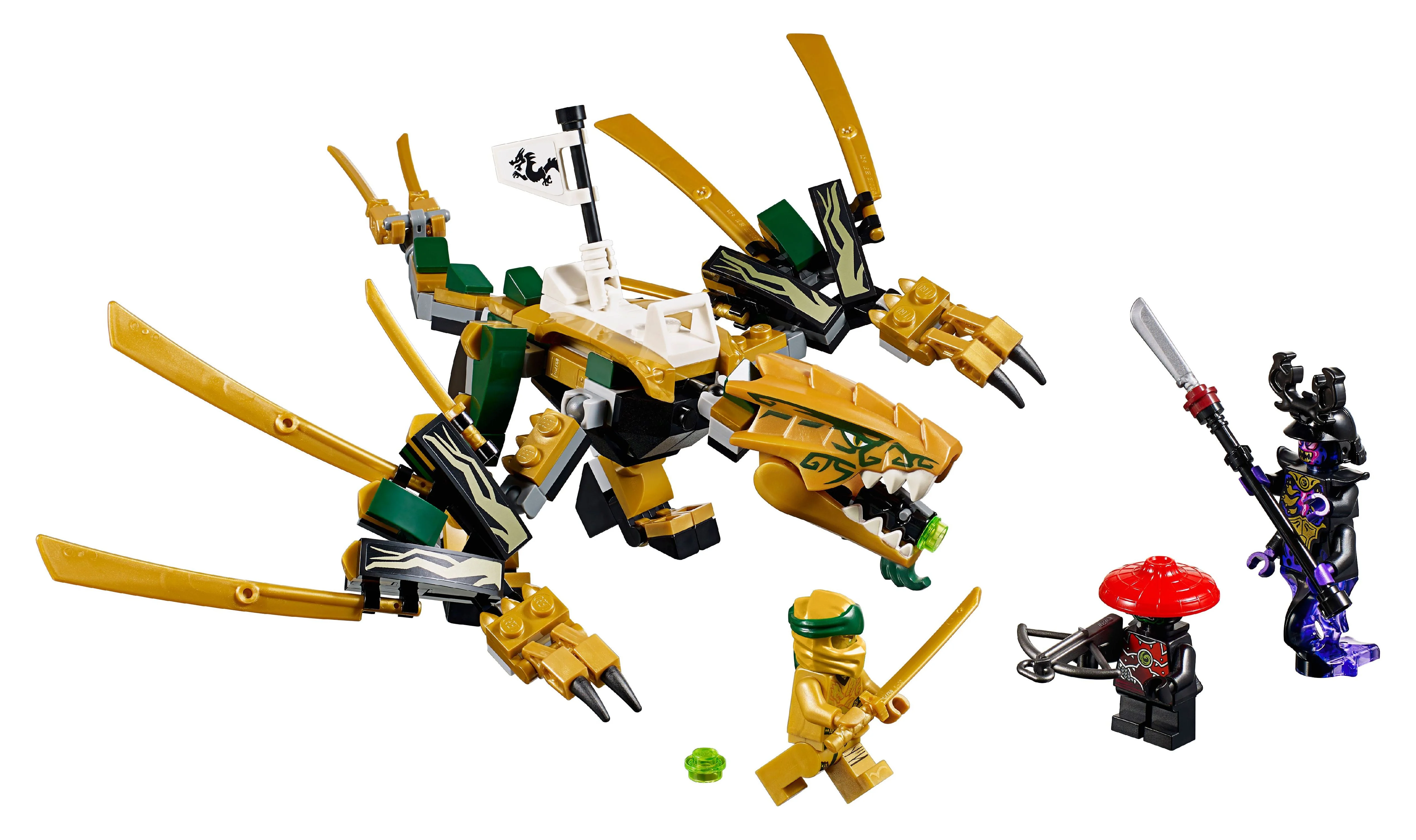 LEGO Ninjago The Golden Dragon Building Set 70666 (171 Pieces)