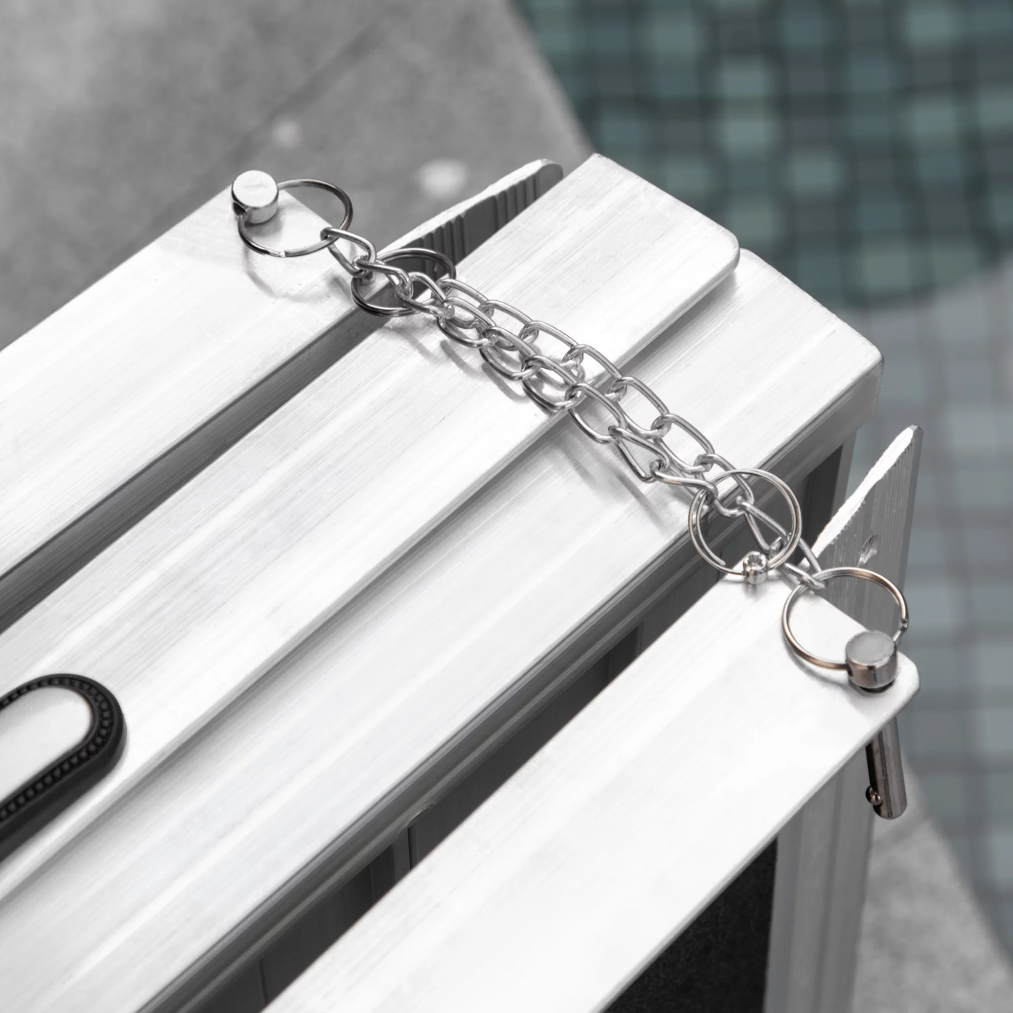 HomCom Lightweight Aluminum Portable Skid-proof PVC Carpeted Folding Wheelchair Ramp, 4 inch