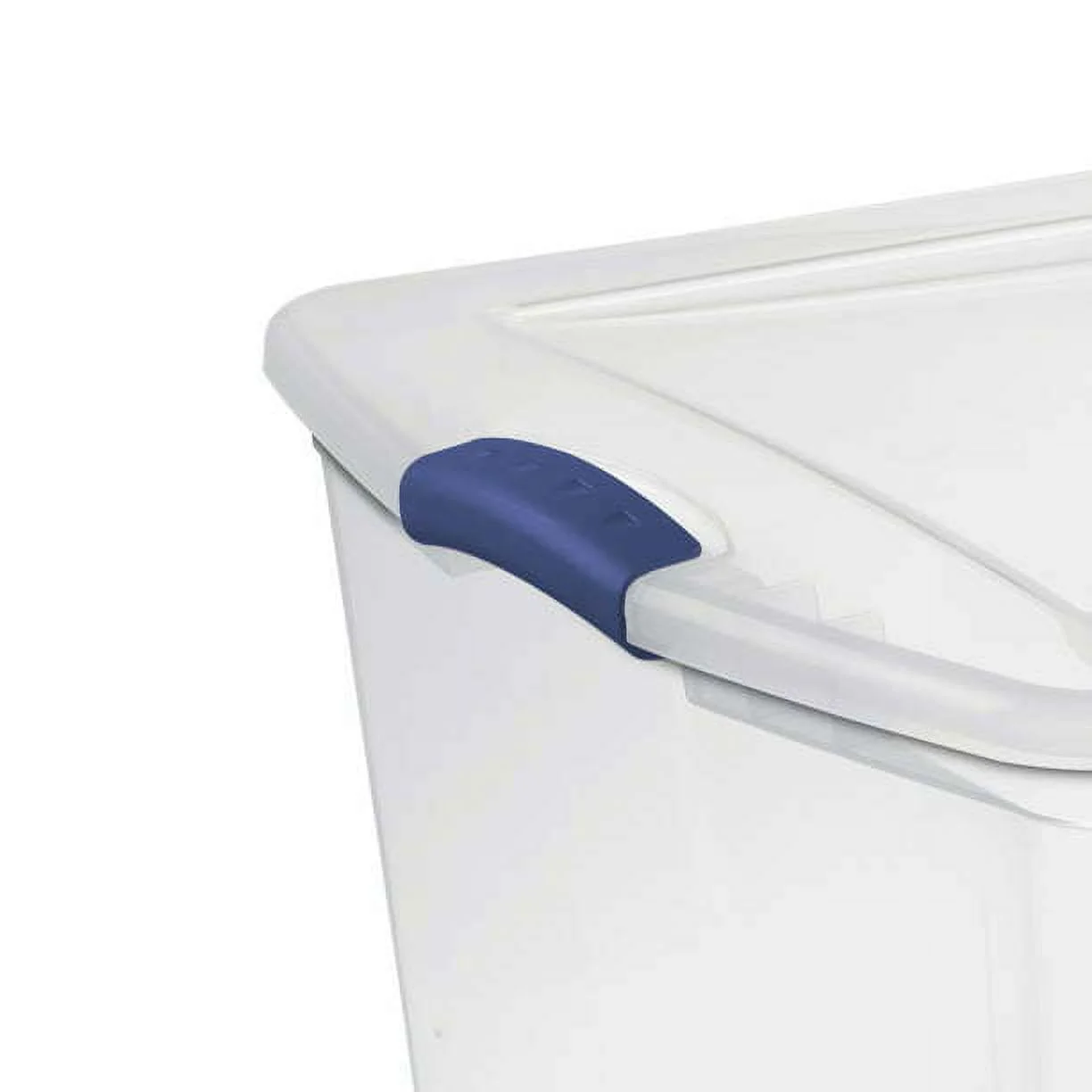 Set of 4 105 Qt. Latch Box Plastic Storage Containers - Stadium Blue, Durable and Versatile