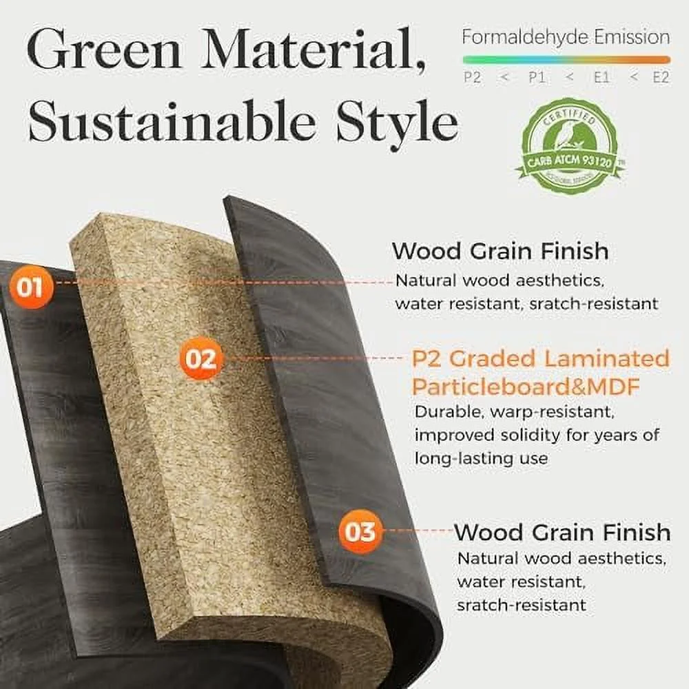 STCKJXX Farmhouse Entryway Table with   46" Console Table with Sliding Barn Door  Wood Rustic Sofa Table with Adjustable  for Hallway  Living Room  Foyer  Light Grey