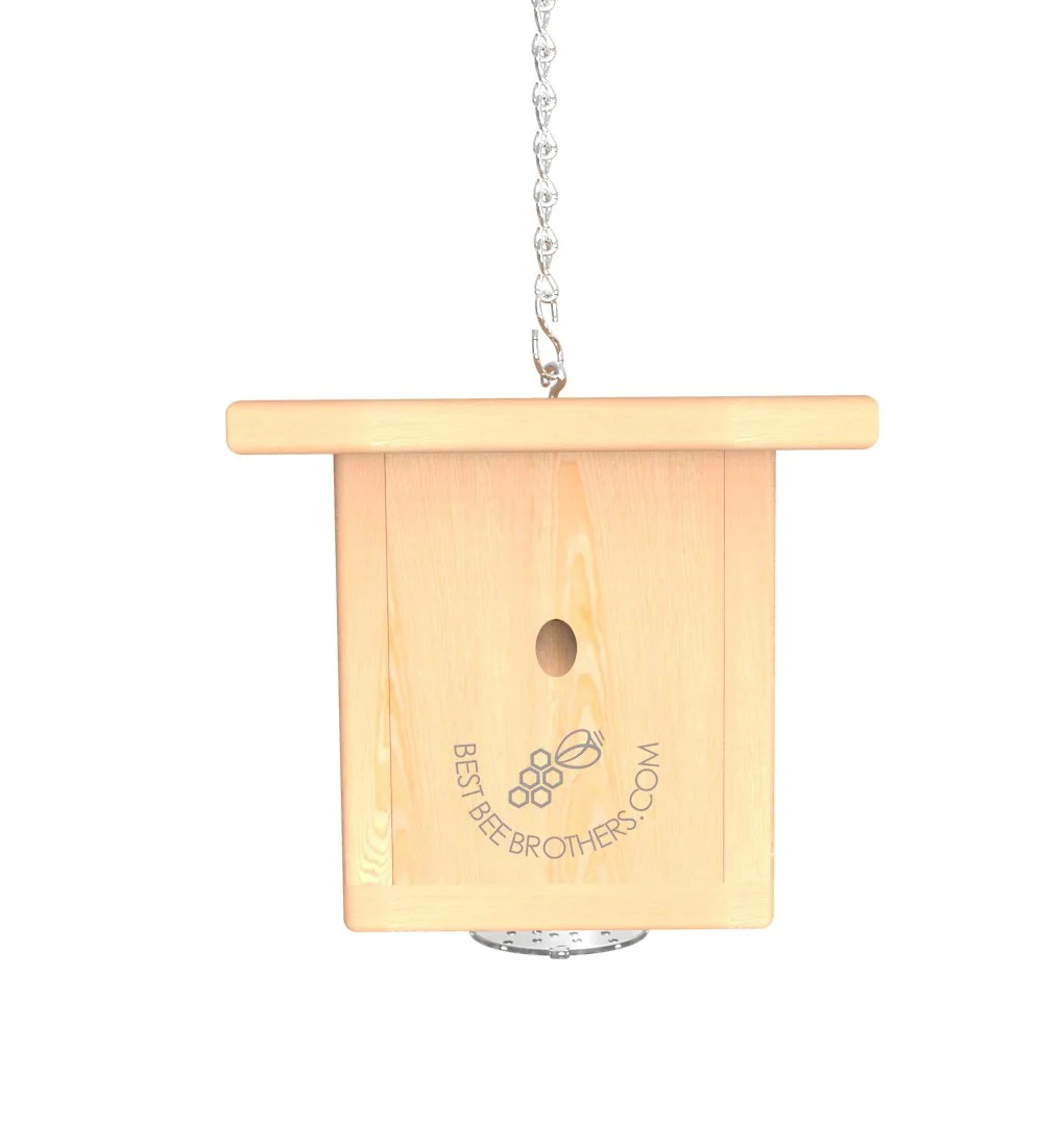 Best Bee Brothers Pine Wood Carpenter Bee Box Trap