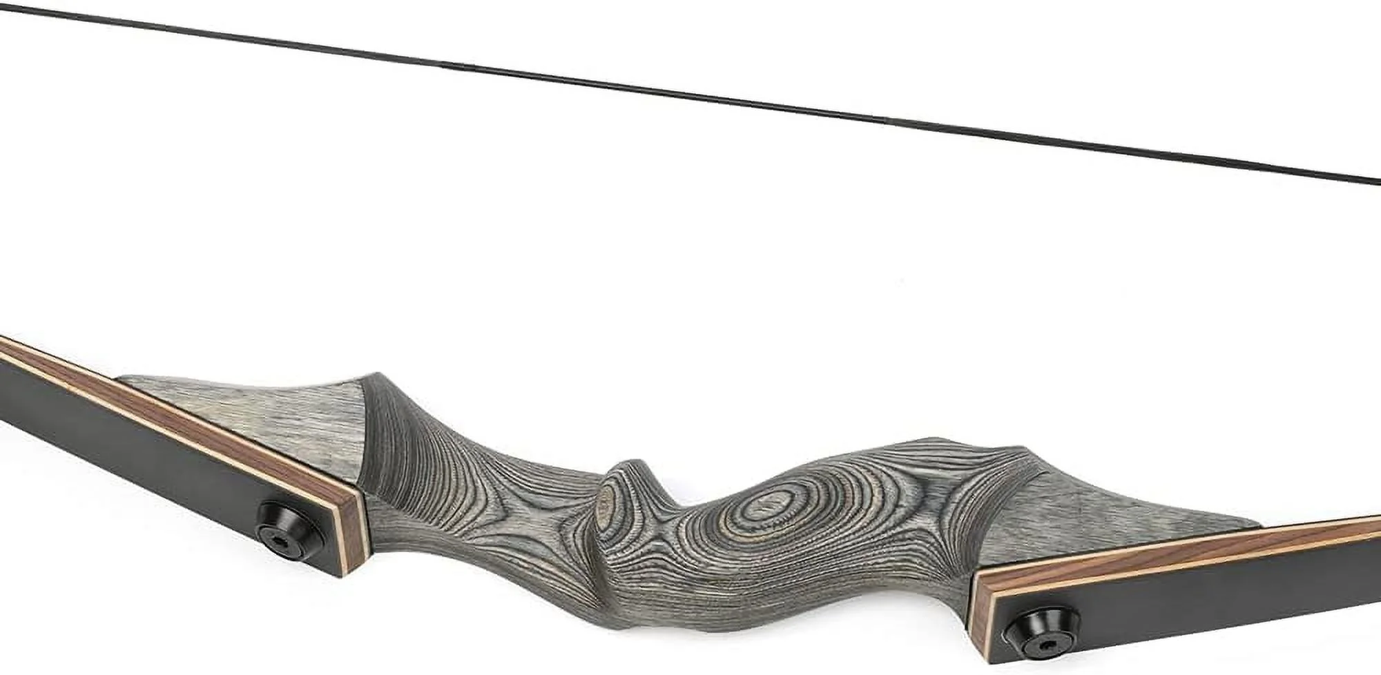 Black Hunter Takedown Longbow and Arrow Set American Hunting Longbow 60