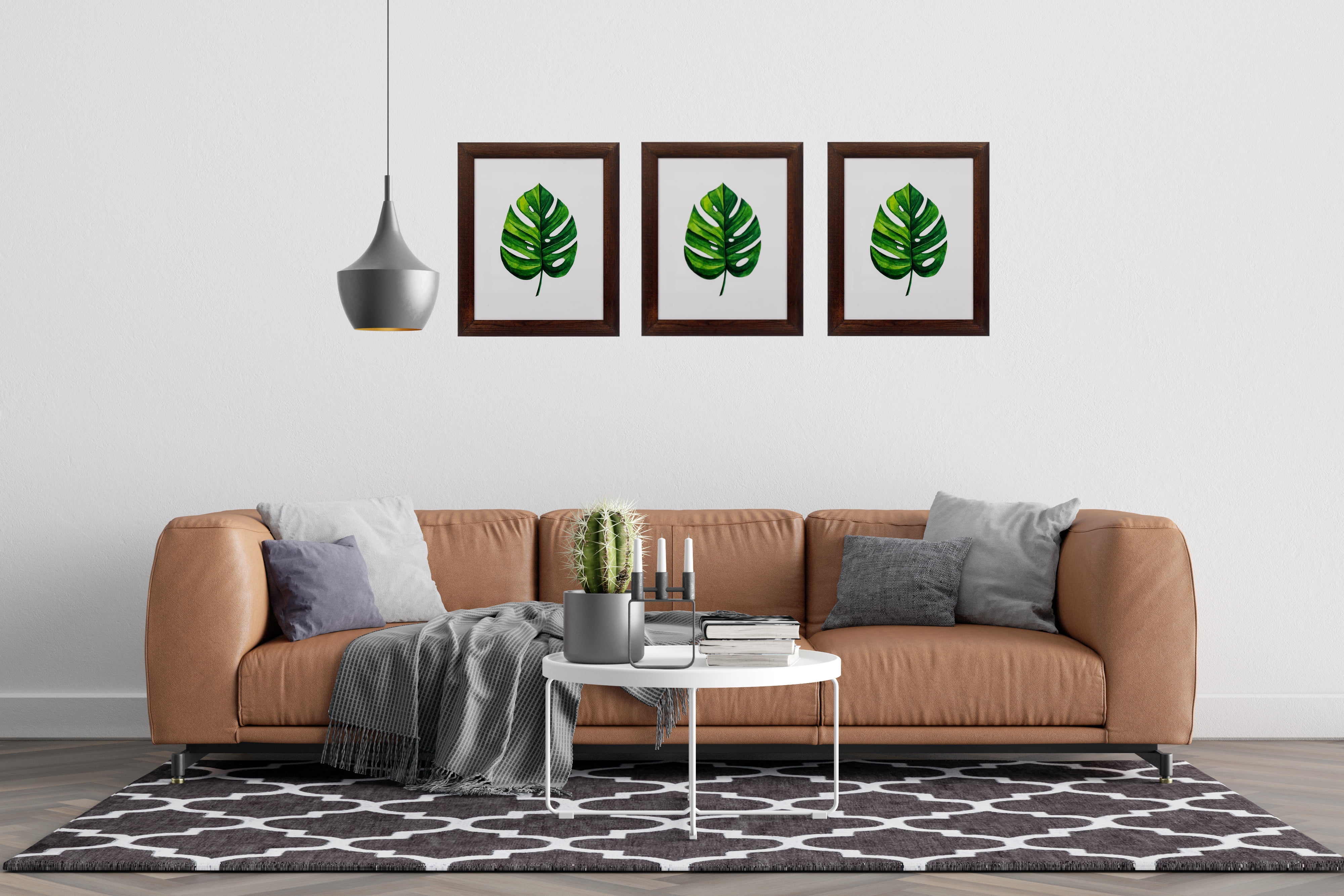 Rustic Wooden Picture Frame 11x14 – Solid Pine Distressed Wood Photo Frame for Wall Hanging Display, Dark Brown