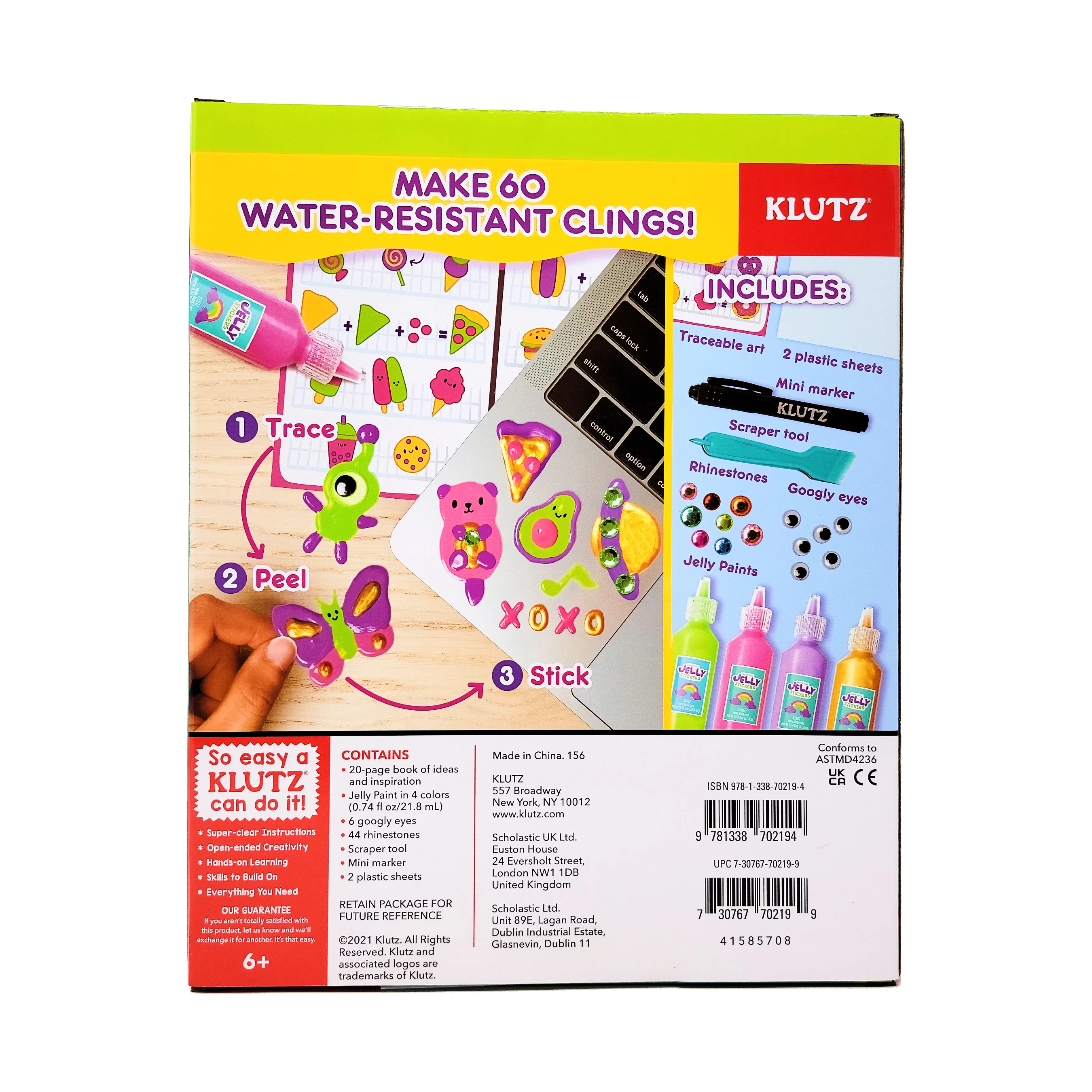 Klutz Paint & Peel Jelly Stickers