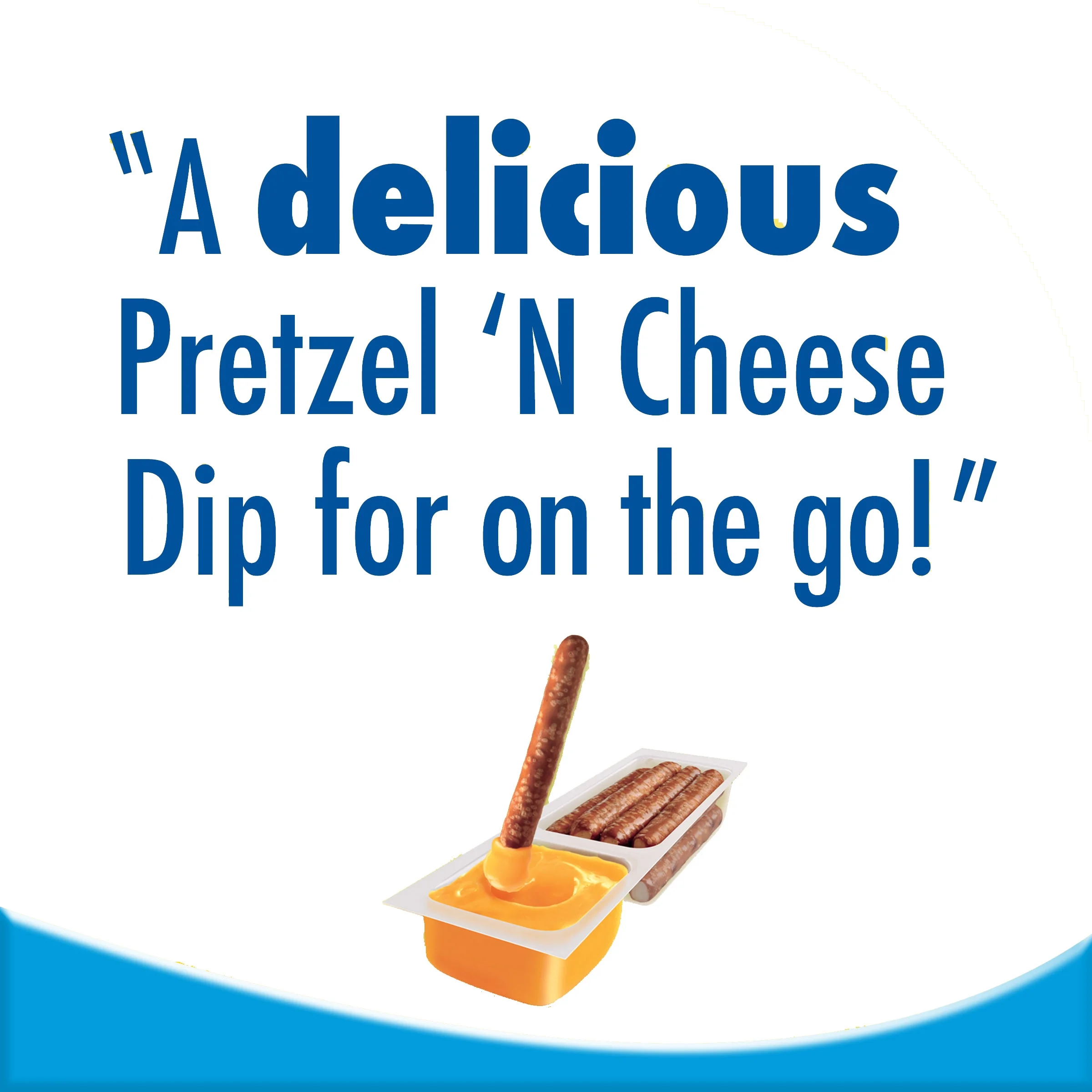Handi-Snacks Mister Salty Pretzels 'N Cheesy Dip Snack Packs, 10 Snack Packs