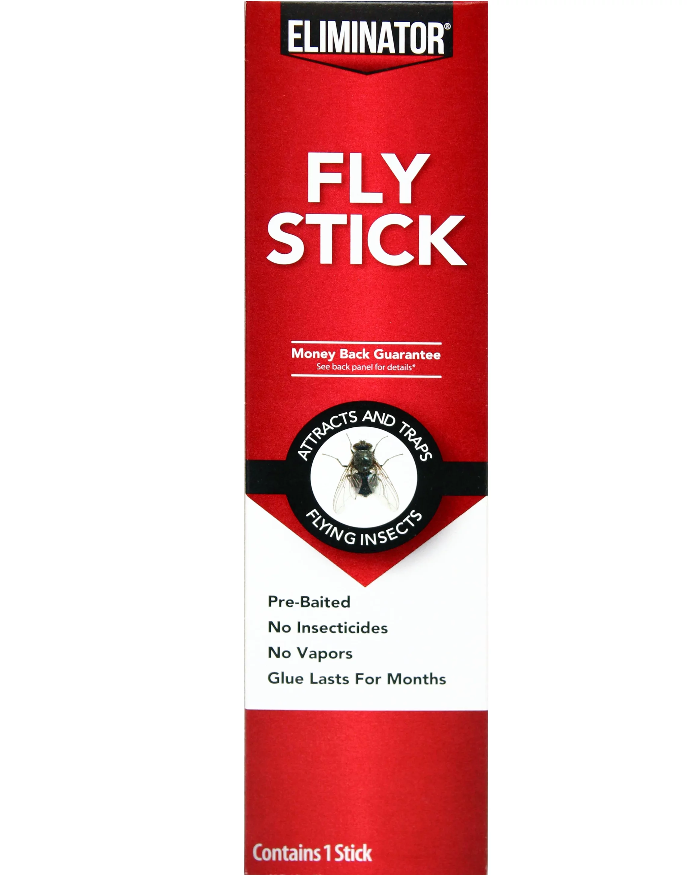 Eliminator 1 Pack Fly Stick Traps for Catching Flies and Other Flying Insects