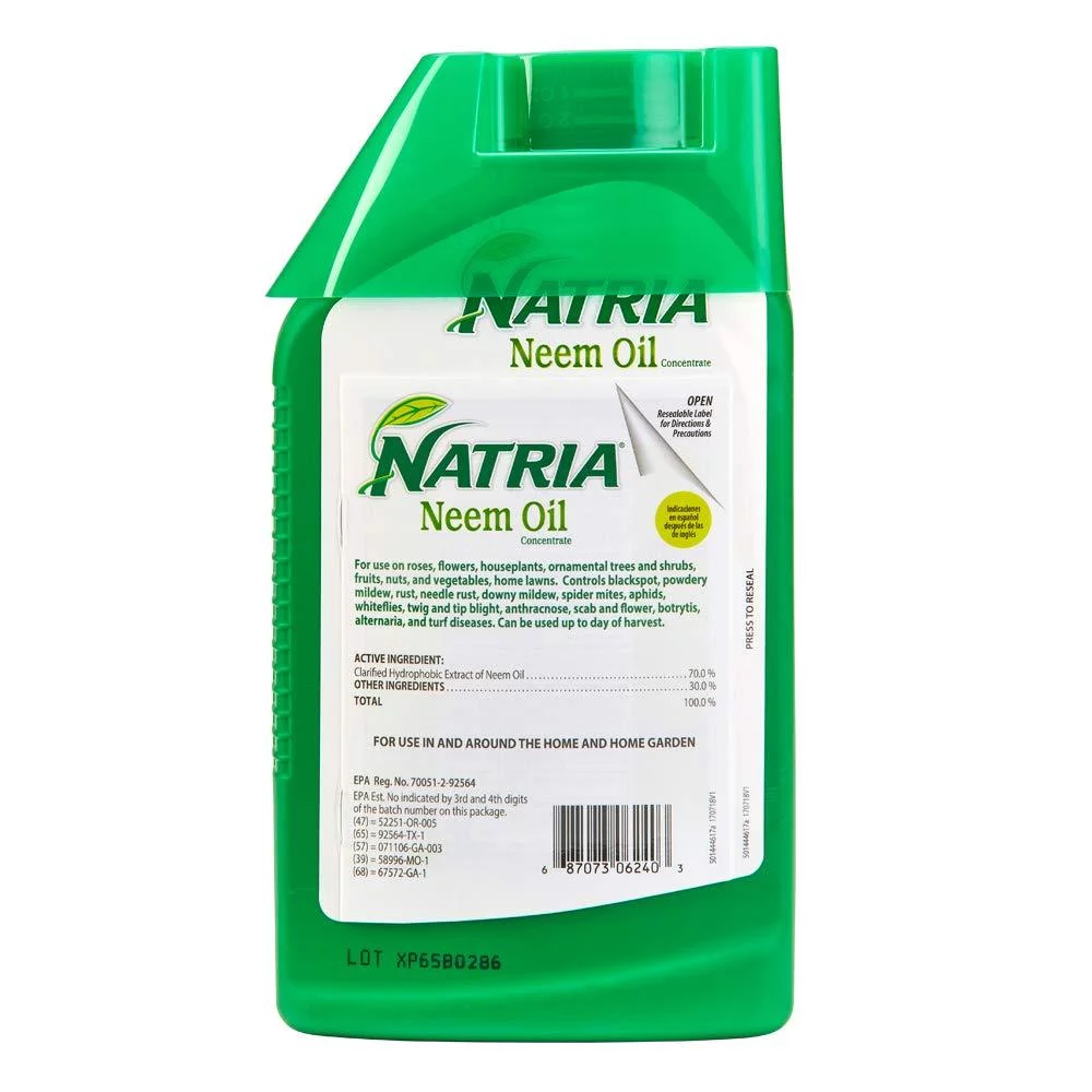 Natria 706240A Organic Plant Protection From Pests and Diseases Neem Oil Concentrate 24 Oz, 24-Ounce NEW