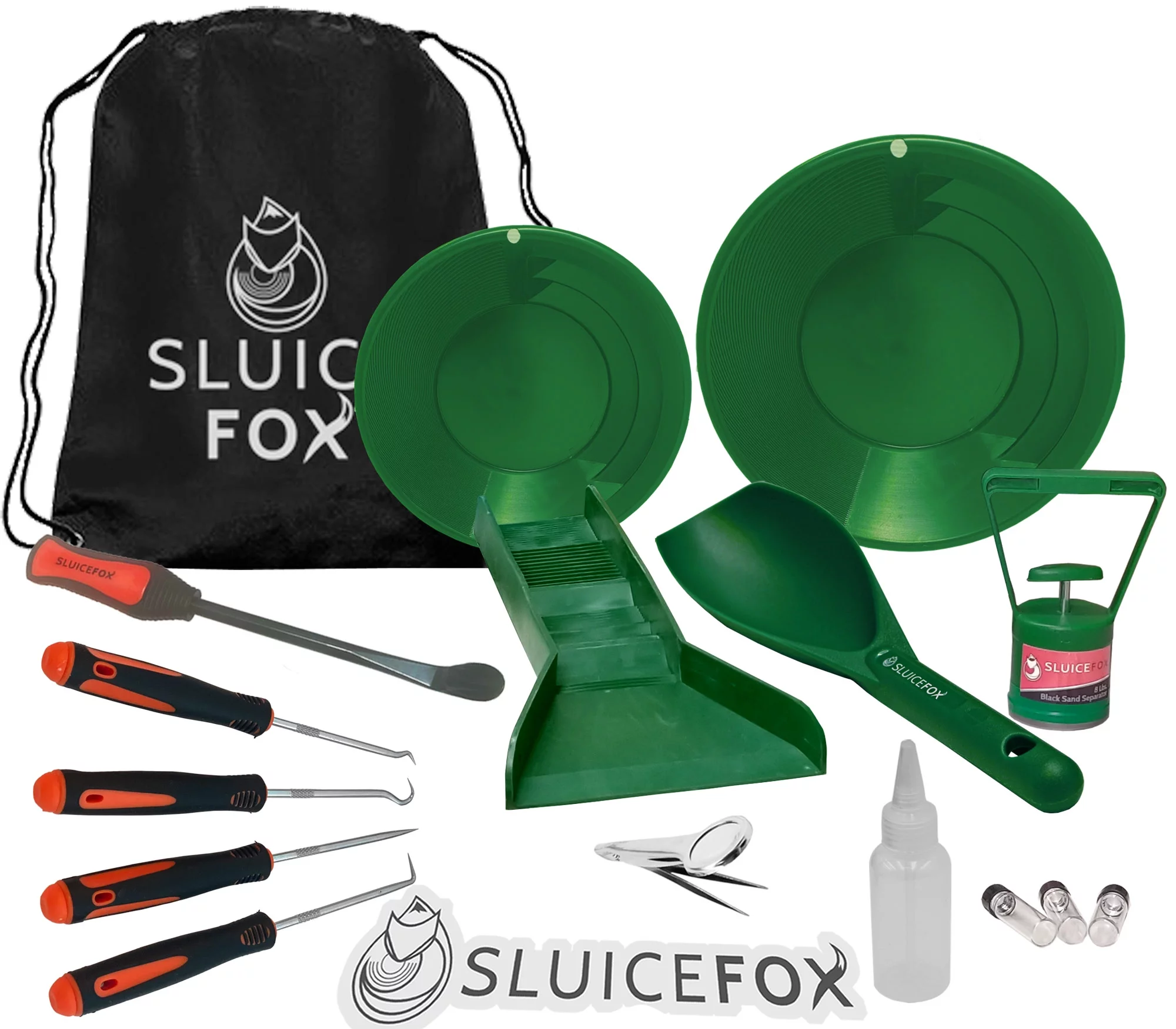 Sluice Fox Bedrock Gold Mining Prospecting Kit with Micro Sluice Box