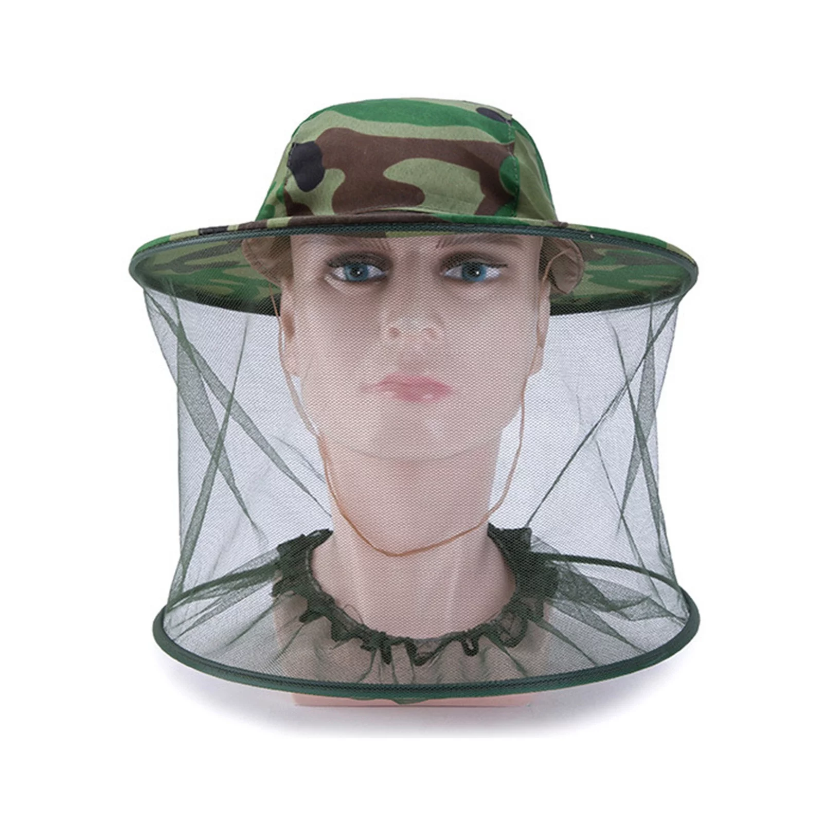 Bucket Sun Hats Net Mesh Face Protector Cap Insect Mosquito ResistanceFish Hat