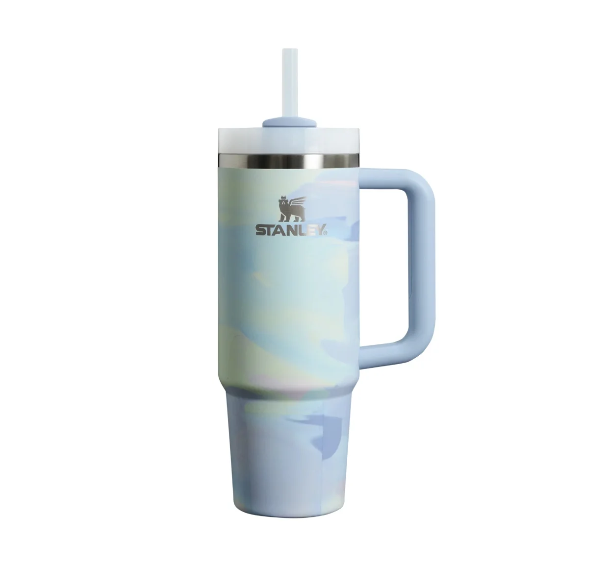 THE CLEAN SLATE QUENCHER H2.0 FLOWSTATE™ TUMBLER | 40 OZ | Cool Serene Brushstroke