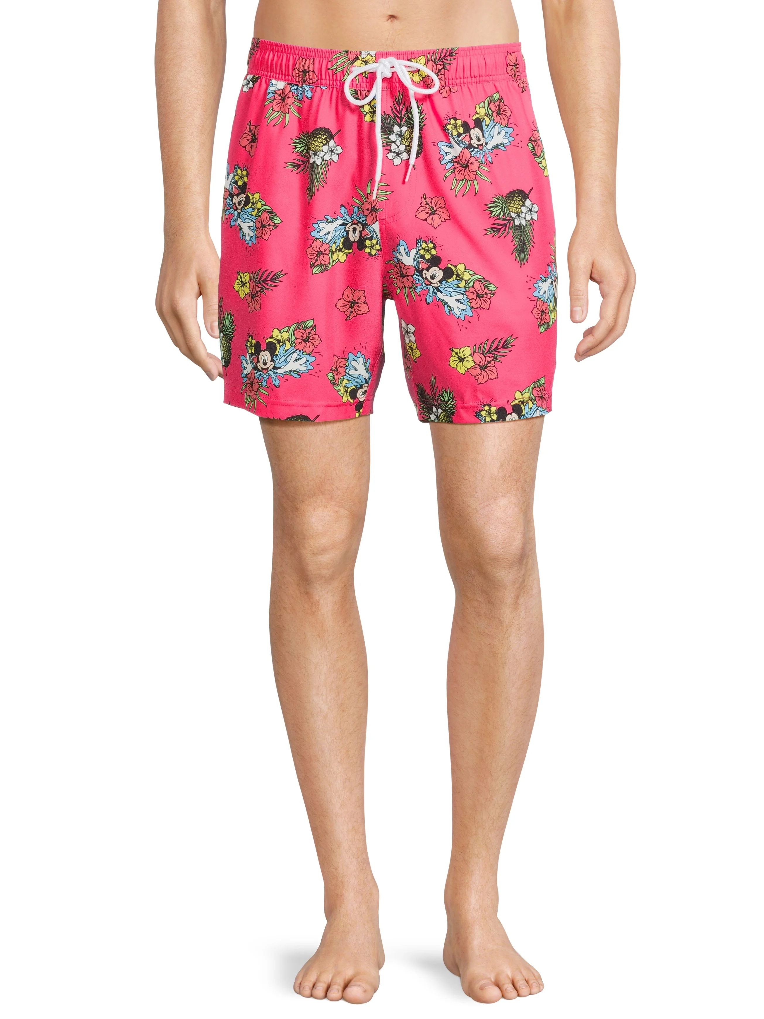 Disney Mickey Mouse Summer Men's & Big Men's Swim Trunks, Size S-3XL
