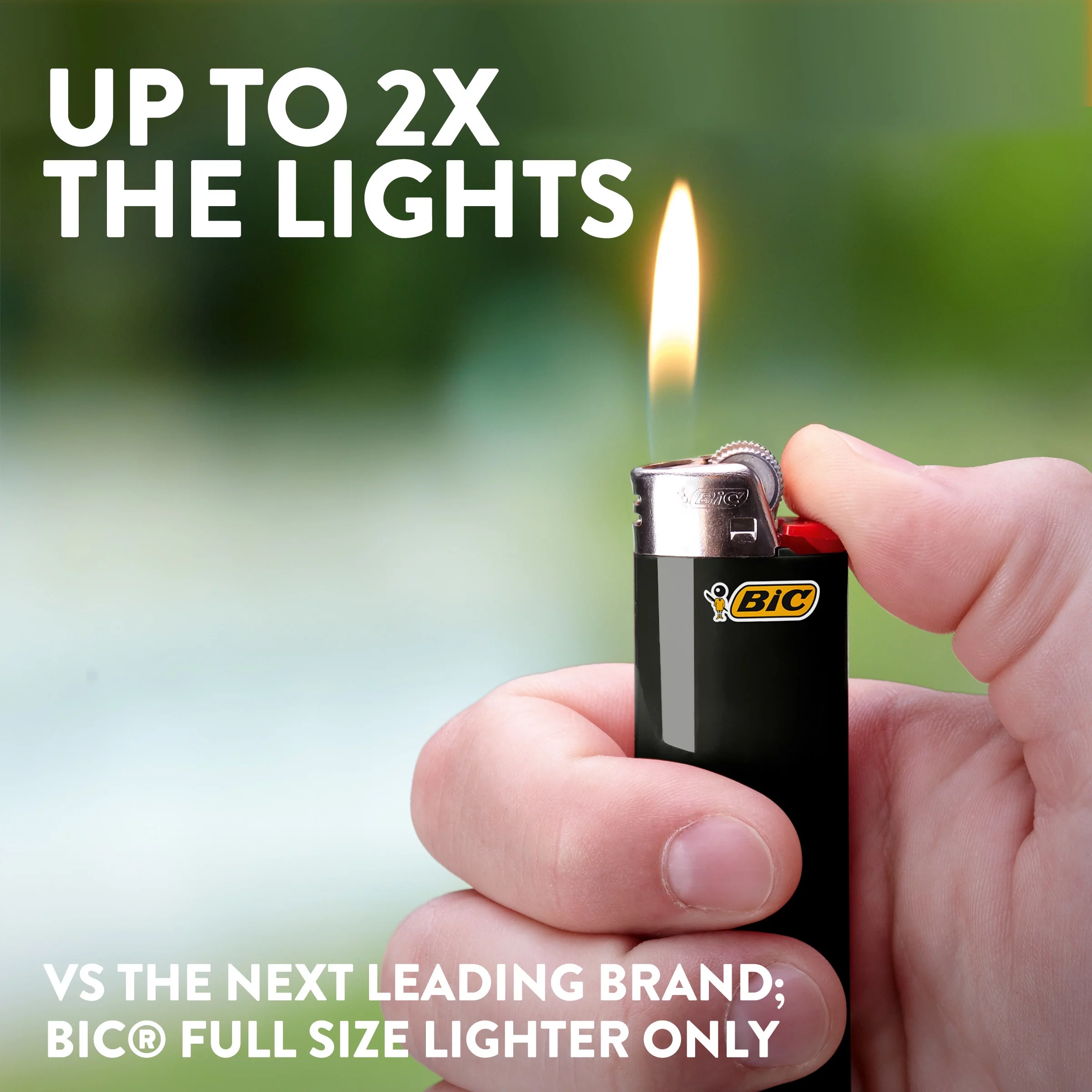 BIC Maxi Pocket Lighter, Special Edition Fashion Collection, Assorted Unique Pocket Lighter Designs, 50 Count Tray of Pocket Lighters