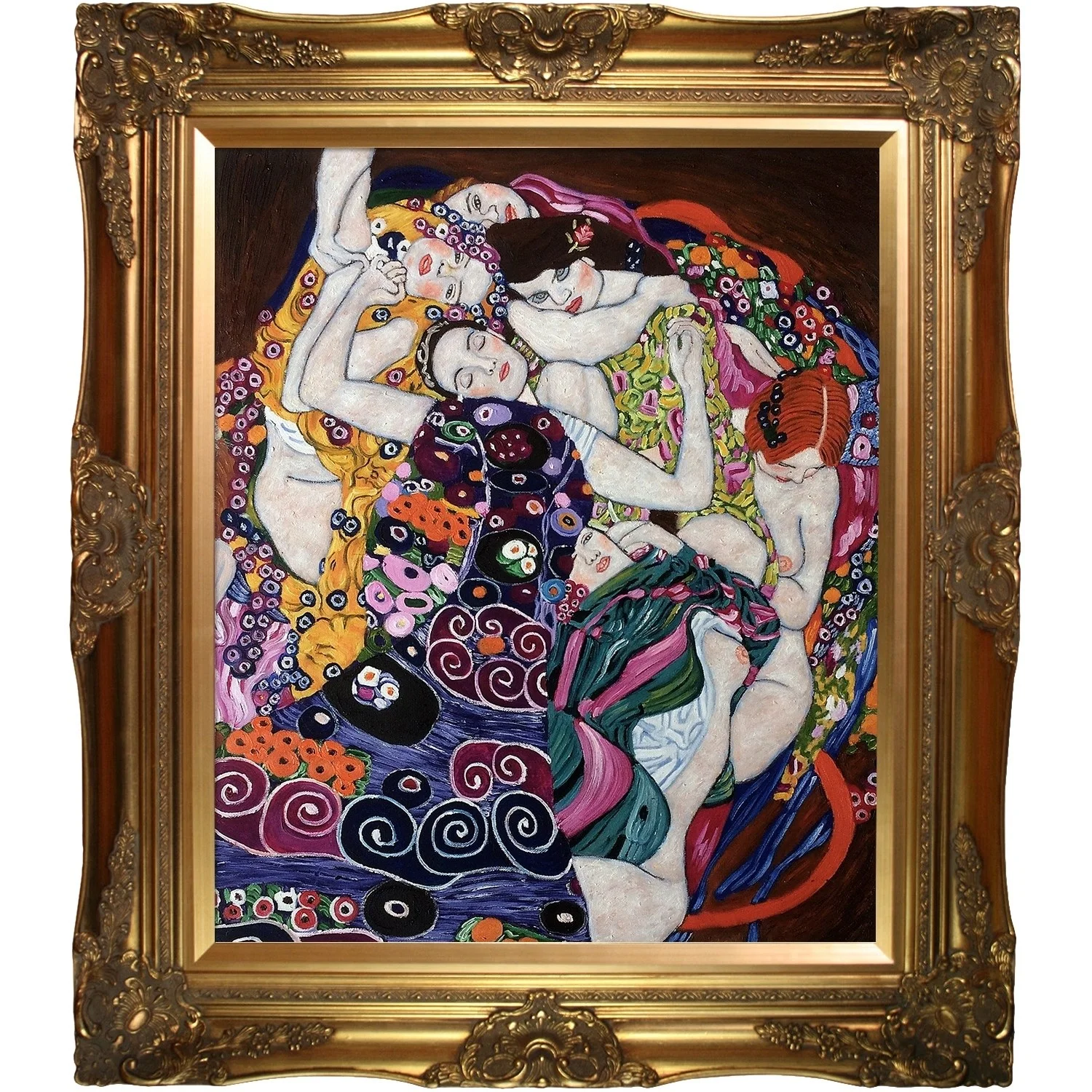 La Pastiche Gustav Klimt 'The Virgin' Hand Painted Oil Reproduction