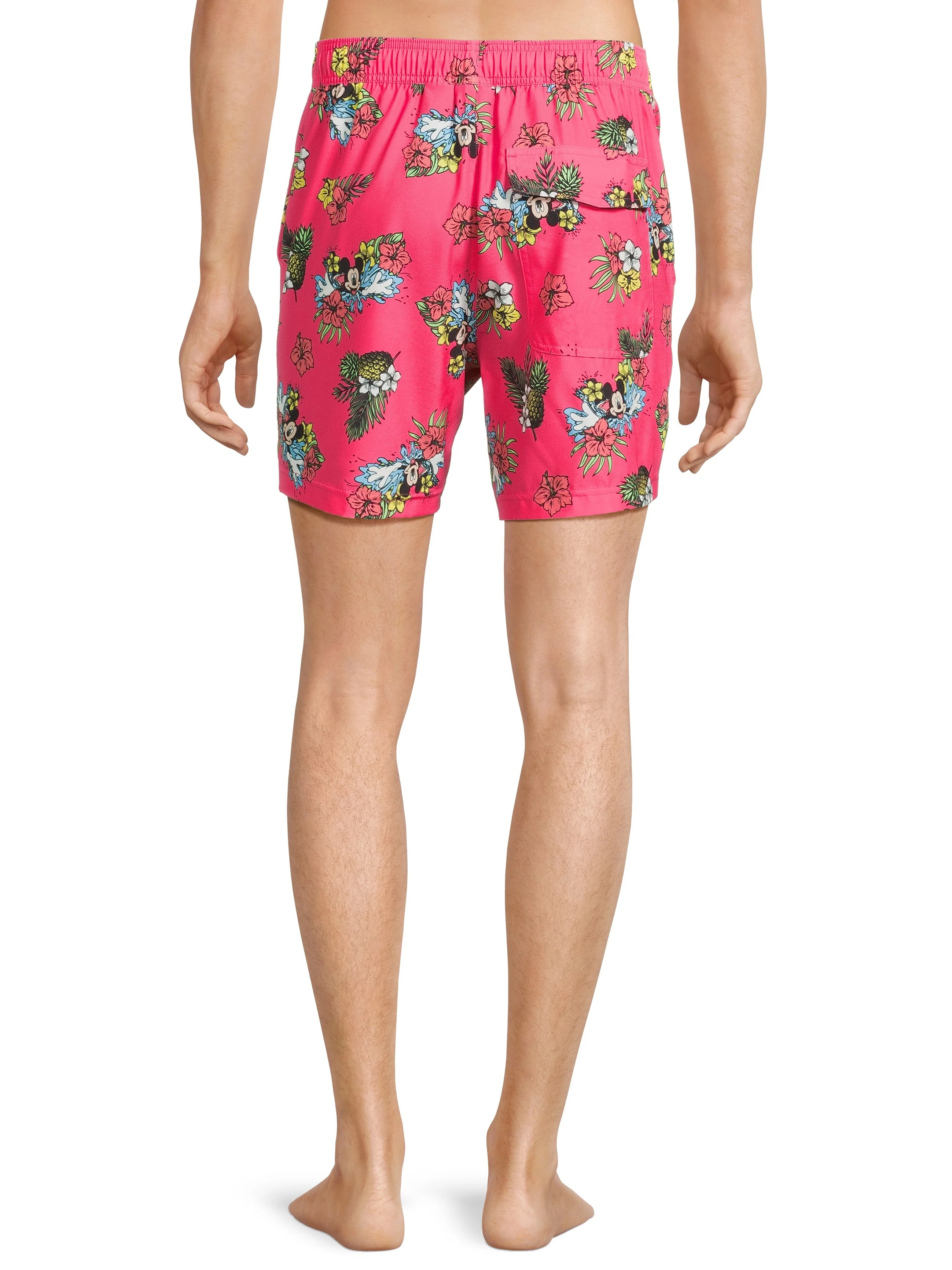 Disney Mickey Mouse Summer Men's & Big Men's Swim Trunks, Size S-3XL