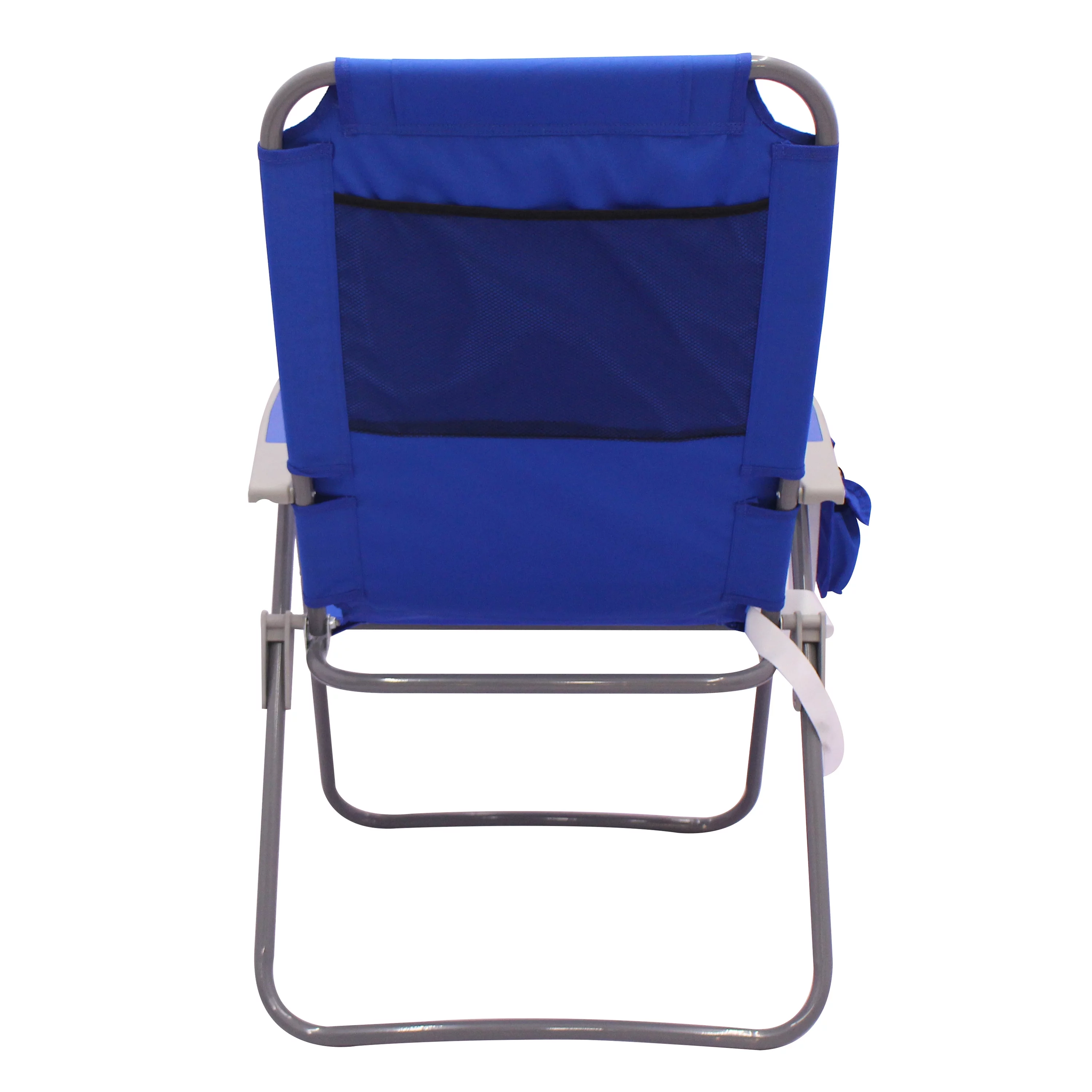 Mainstays Reclining Oversize Folding Beach Chair, Blue