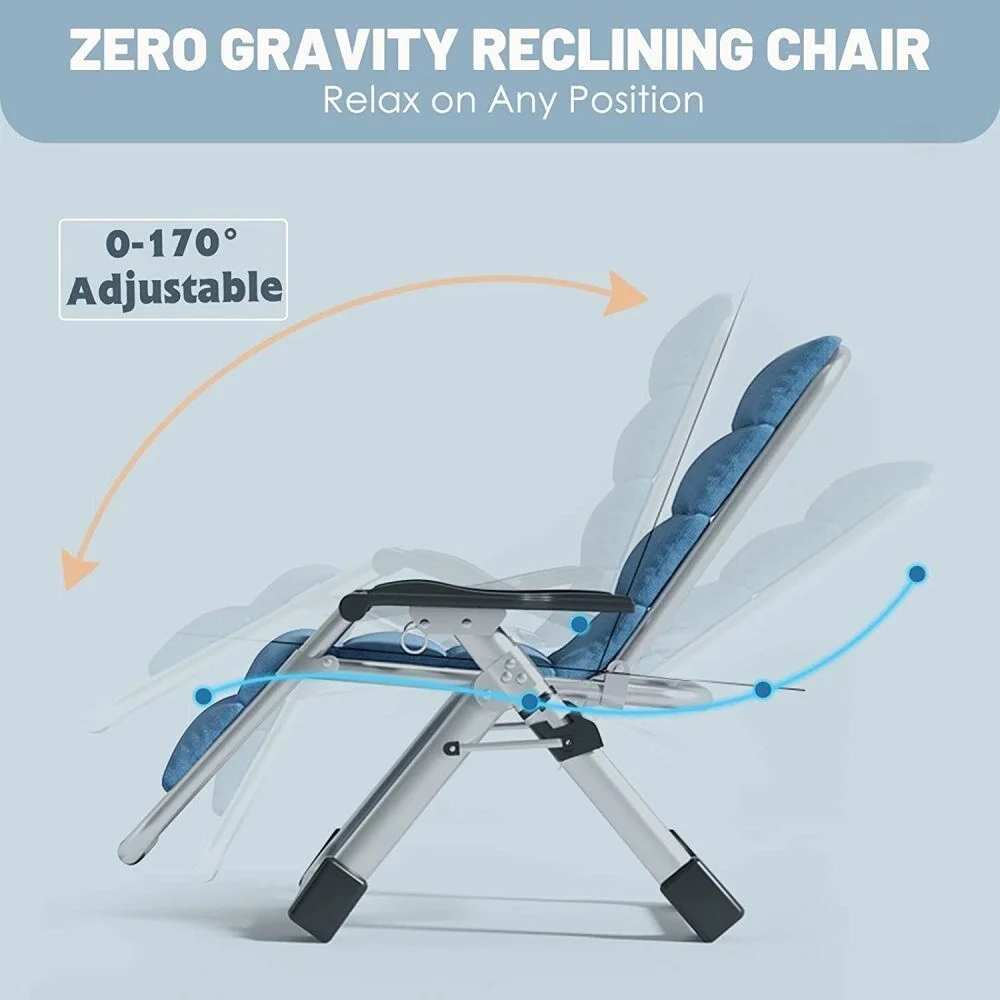 Zero Gravity Chair Folding Recliner Patio Lounge Beach Lawn pool Chair Outdoor