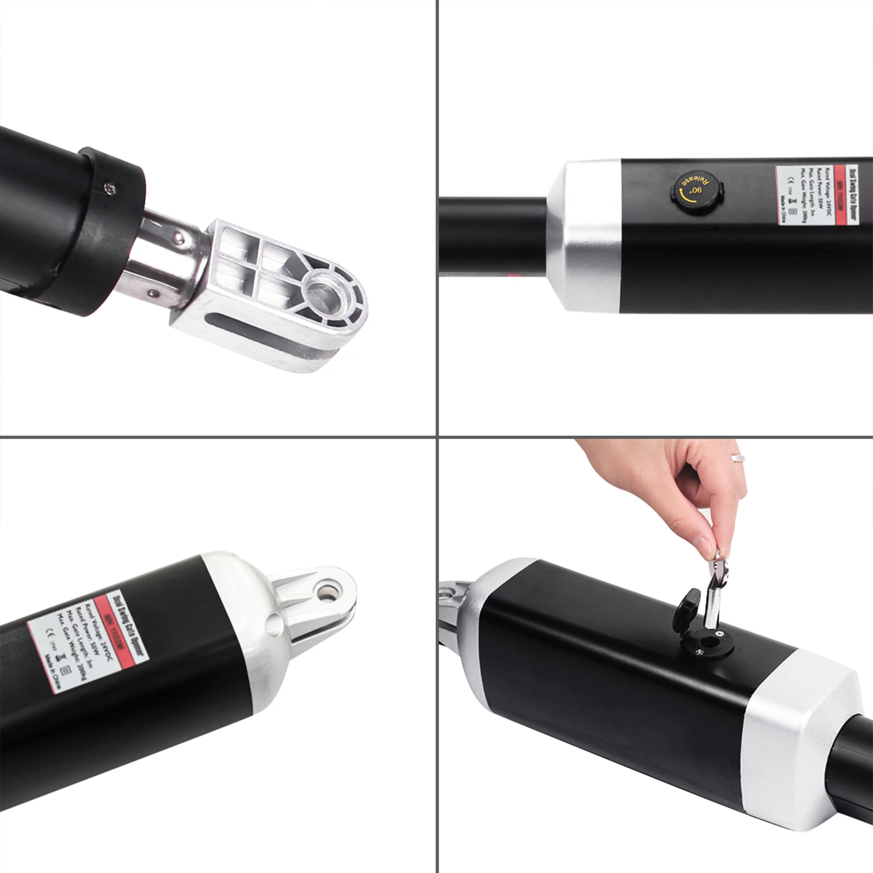 ALEKO Venice Style Dual Swing Steel Driveway Gate 14 ft with ETL Gate Opener