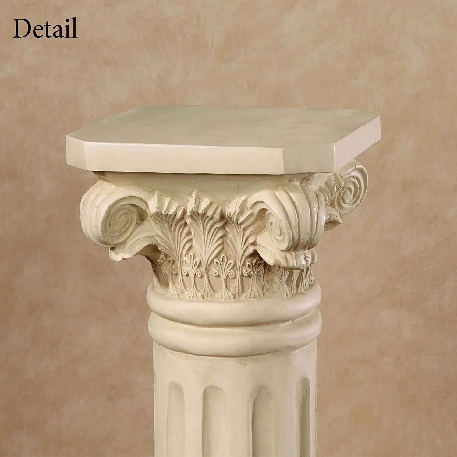 Classic Column Pedestal Antique Ivory One Size