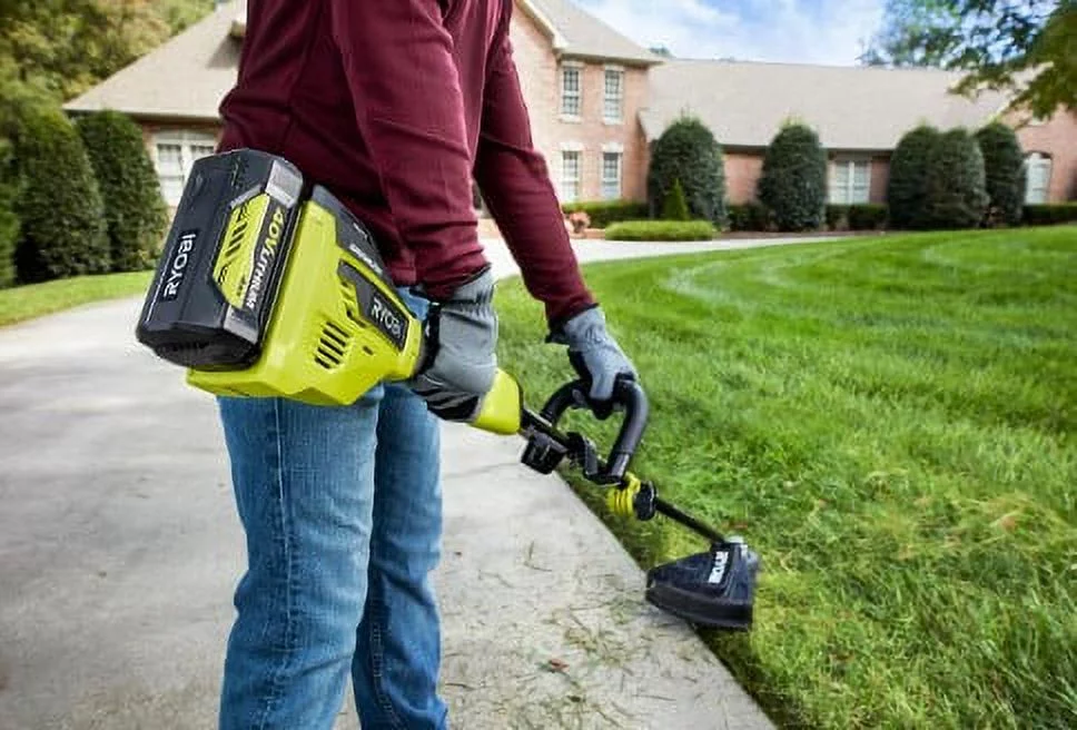 Ryobi 40-Volt Lithium-Ion Brushless Electric Cordless Attachment Capable String Trimmer 4.0 Ah Battery and Charger Included