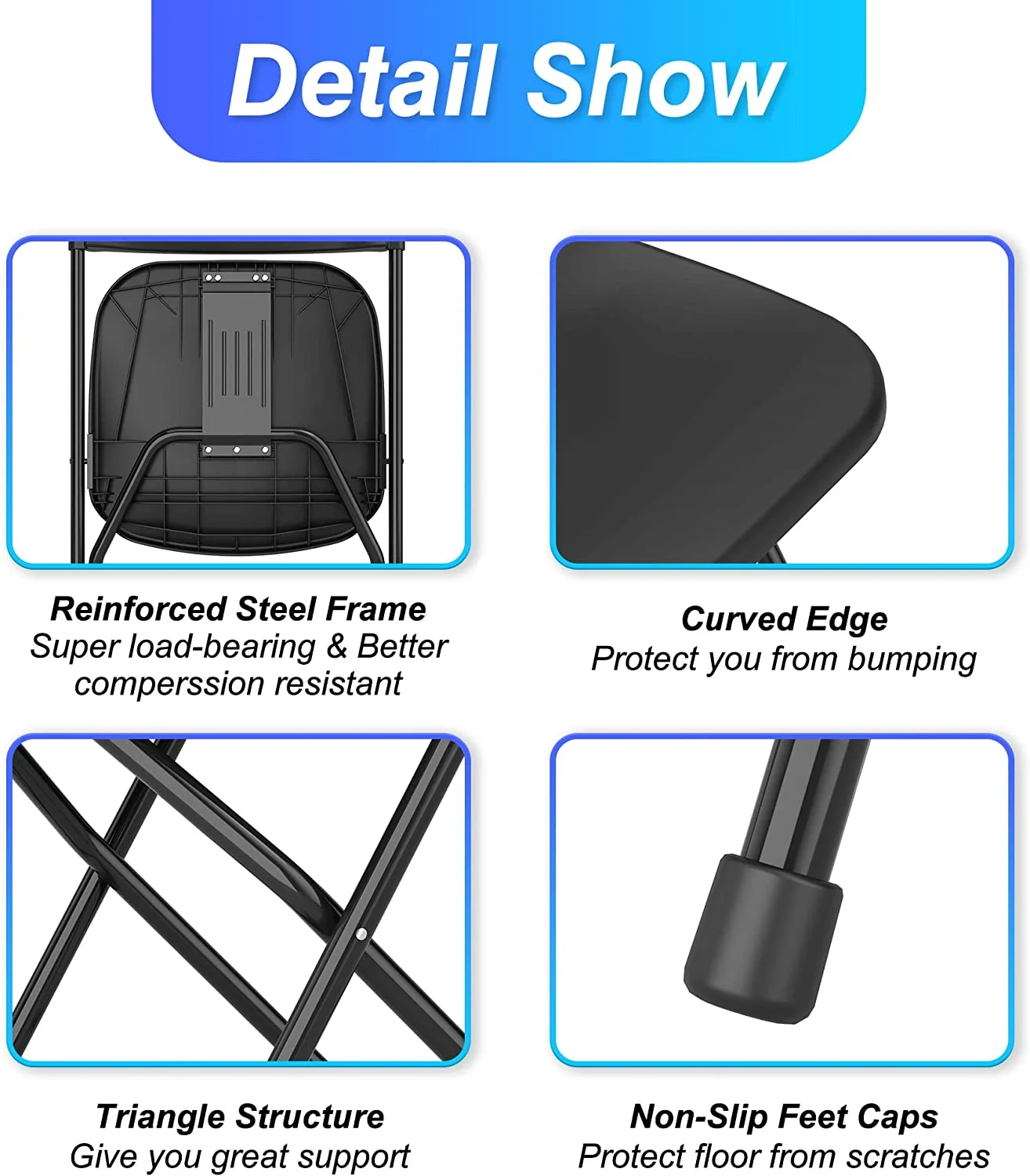 DSZBNUIO ZXCERT 10 Pack Plastic ZXCERT  300lb Capacity  Portable Commercial Chair with Steel Frame for Home Office Wedding Party Indoor Outdoor Events  Stackable  ZXCERT