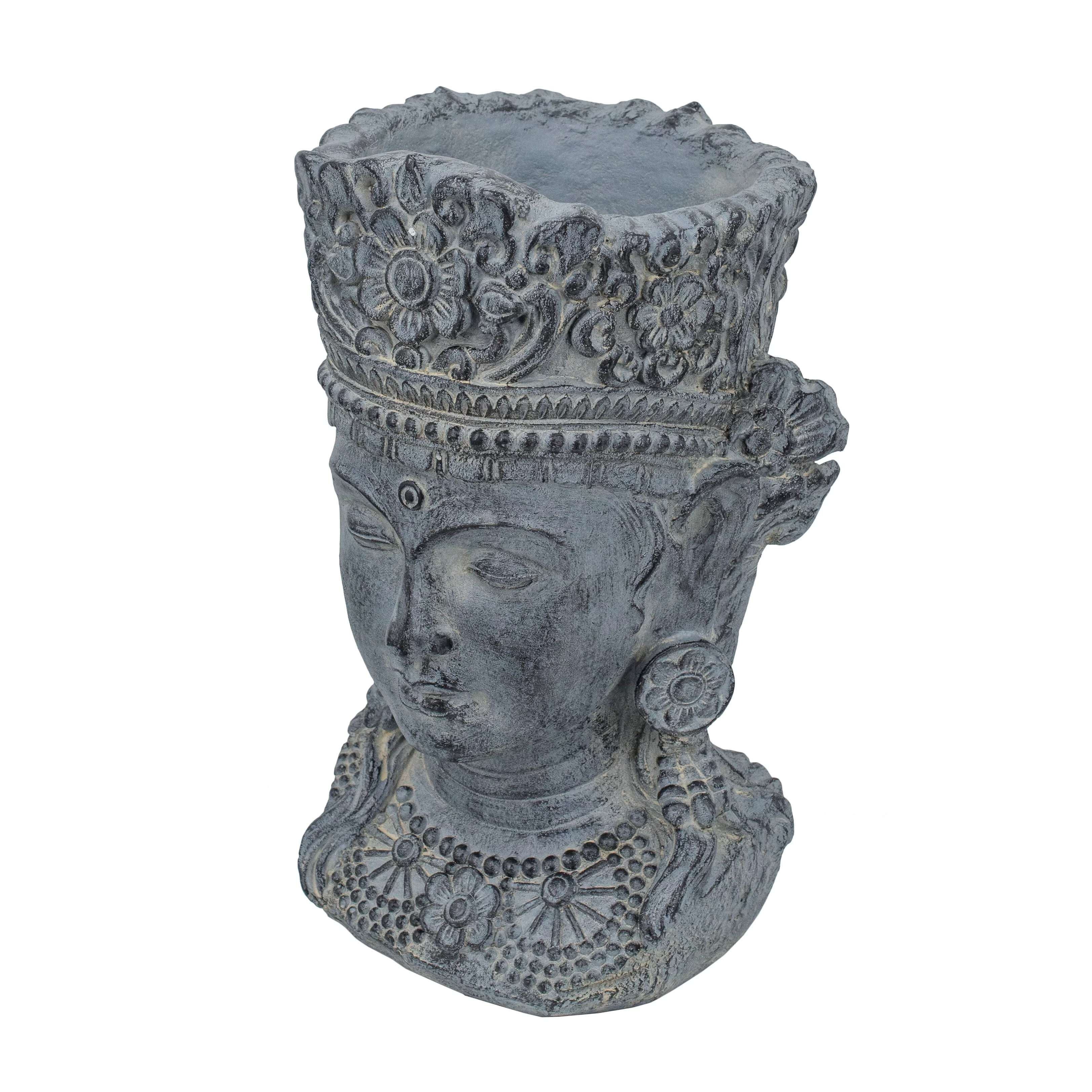 Seasonal Abode A&B Home Buddha Head Magnesium Planter