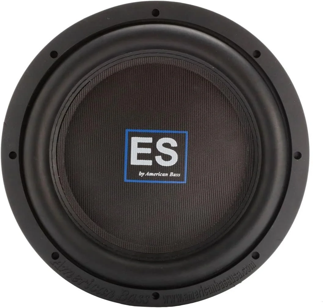 American Bass ES 1244 12 In. Dual 4 Ohm Voice Coil 1500 W Subwoofer Speaker