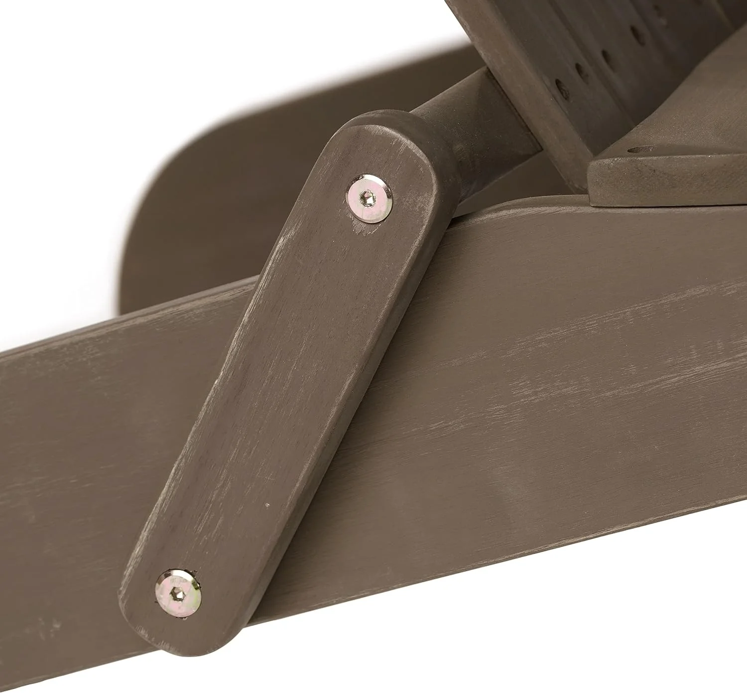 Christopher Home Milan Outdoor Rustic Acacia Wood Folding Adirondack Chair, Gray