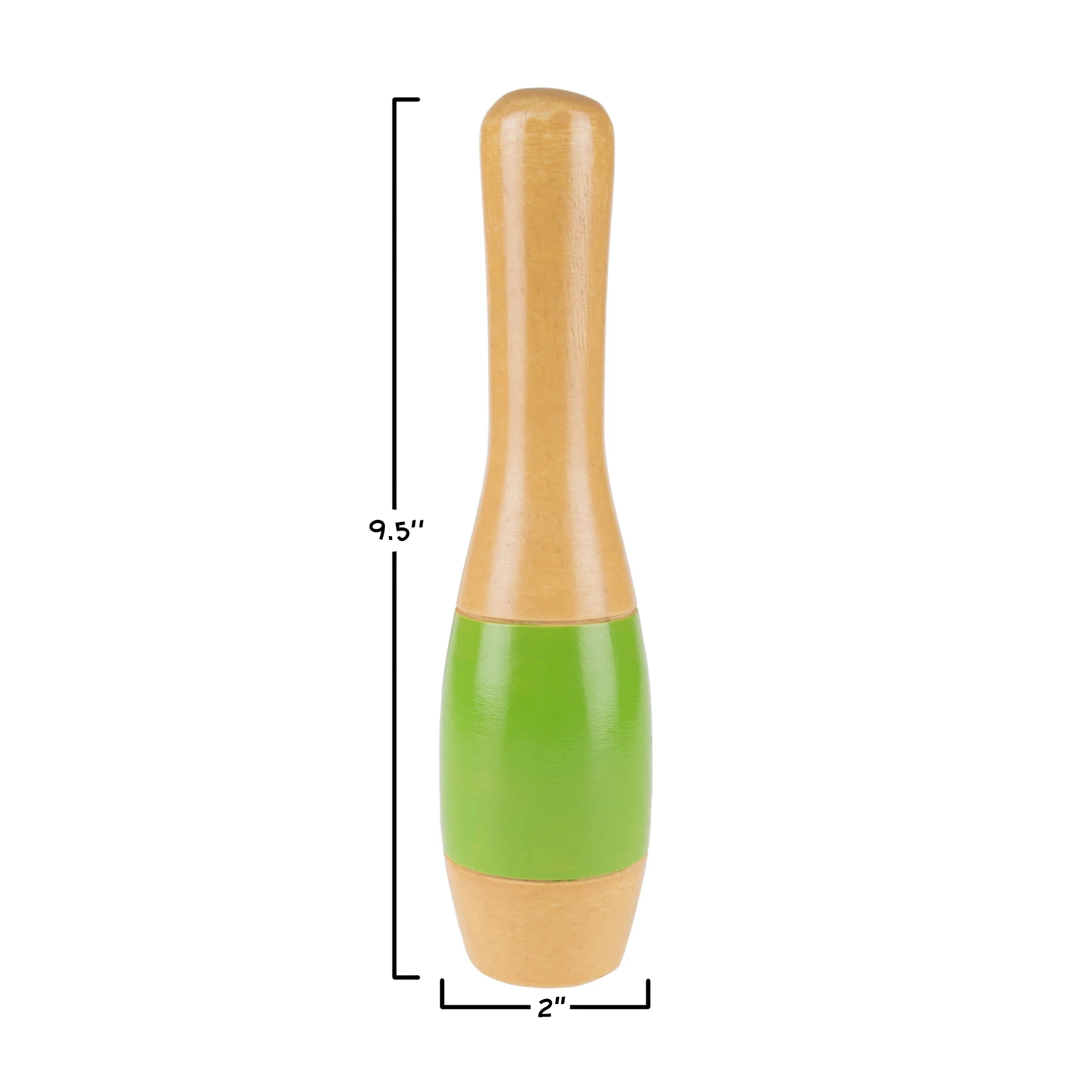 Lawn Bowling Game/Skittle Ball- Indoor and Outdoor Set by Hey! Play! (9.5 Inch)