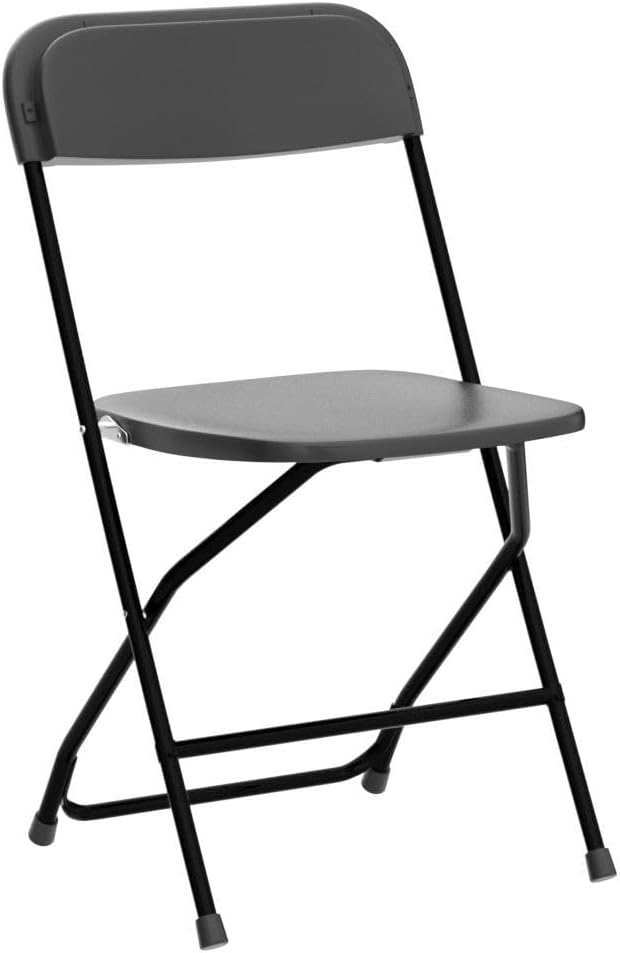 DSZBNUIO ZXCERT 10 Pack Plastic ZXCERT  300lb Capacity  Portable Commercial Chair with Steel Frame for Home Office Wedding Party Indoor Outdoor Events  Stackable  ZXCERT