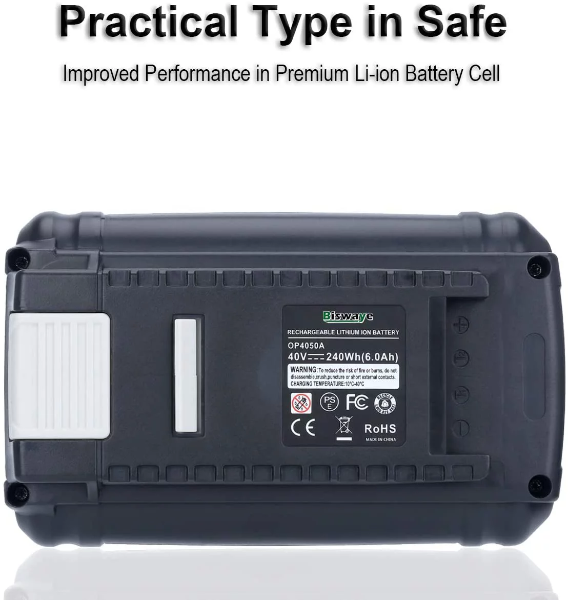 40V 6Ah Lithium Battery Replacement for Ryobi 40V Battery OP4040 OP40601 OP4026 OP40261 OP40401 OP40501 OP4015 OP40602 OP40404 OP40603 Compatible with Ryobi 40V Cordless Power Tools