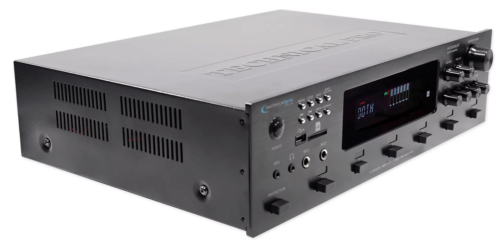 Technical Pro 6000w 6-Zone Home Theater Bluetooth Receiver+12) 6.5