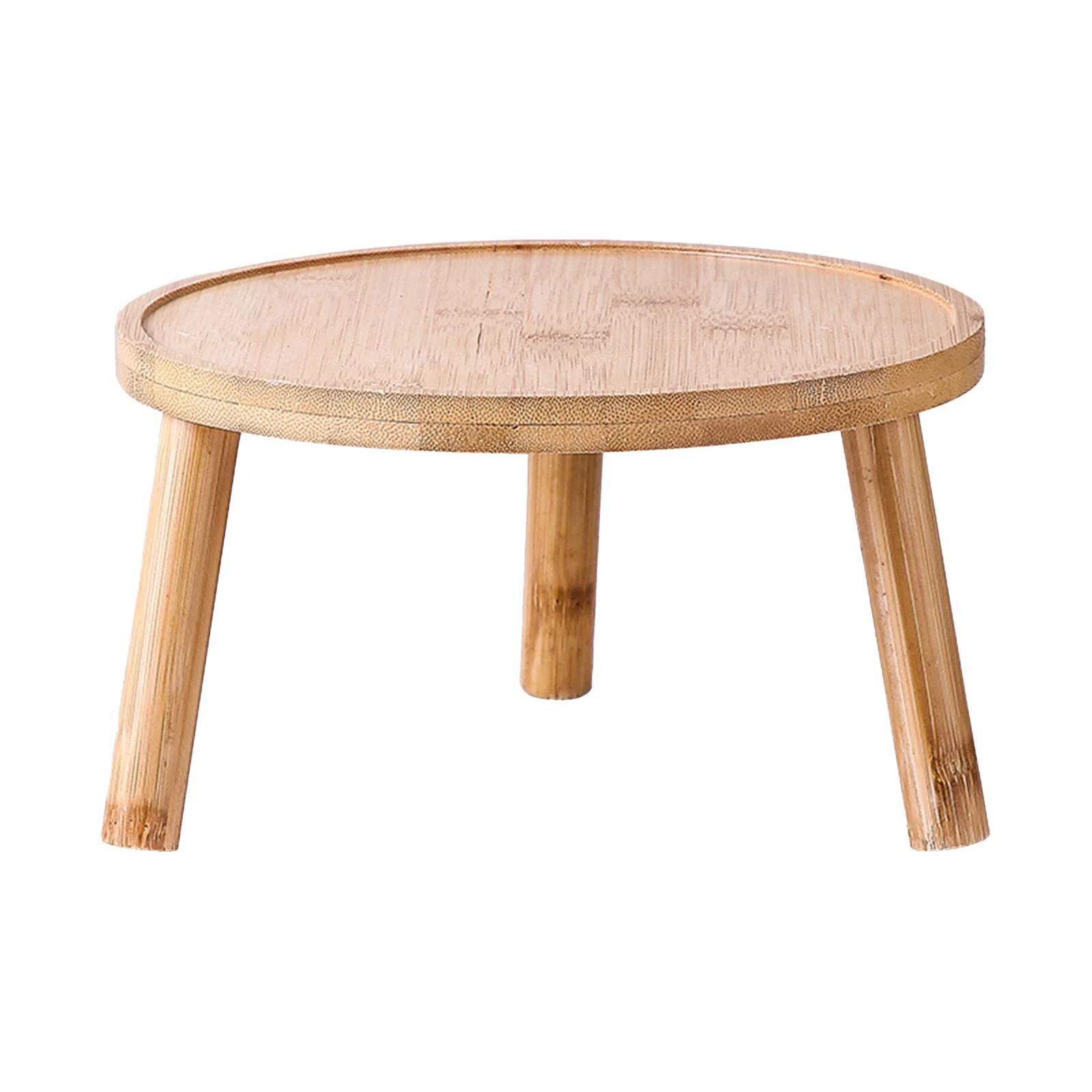 jicheng Flower Pot Holder Planter Rack Hotel Planter Holder Wooden Plant Stand Table
