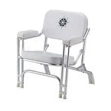 GEN 3 Padded Aluminum Deck Chair w/ Compass Logo
