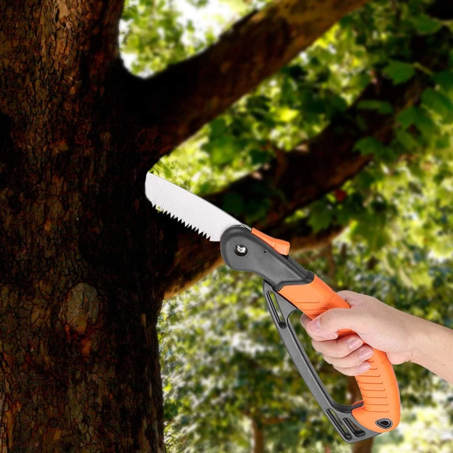 Folding Hand Saw for Gardening  Portable Handheld Saw Tree Pruning Trimming Wood Cutting Gardening Tool for Pruning  Trimming  Sawing  Camping  Hiking  Hunting and Wood Cutting