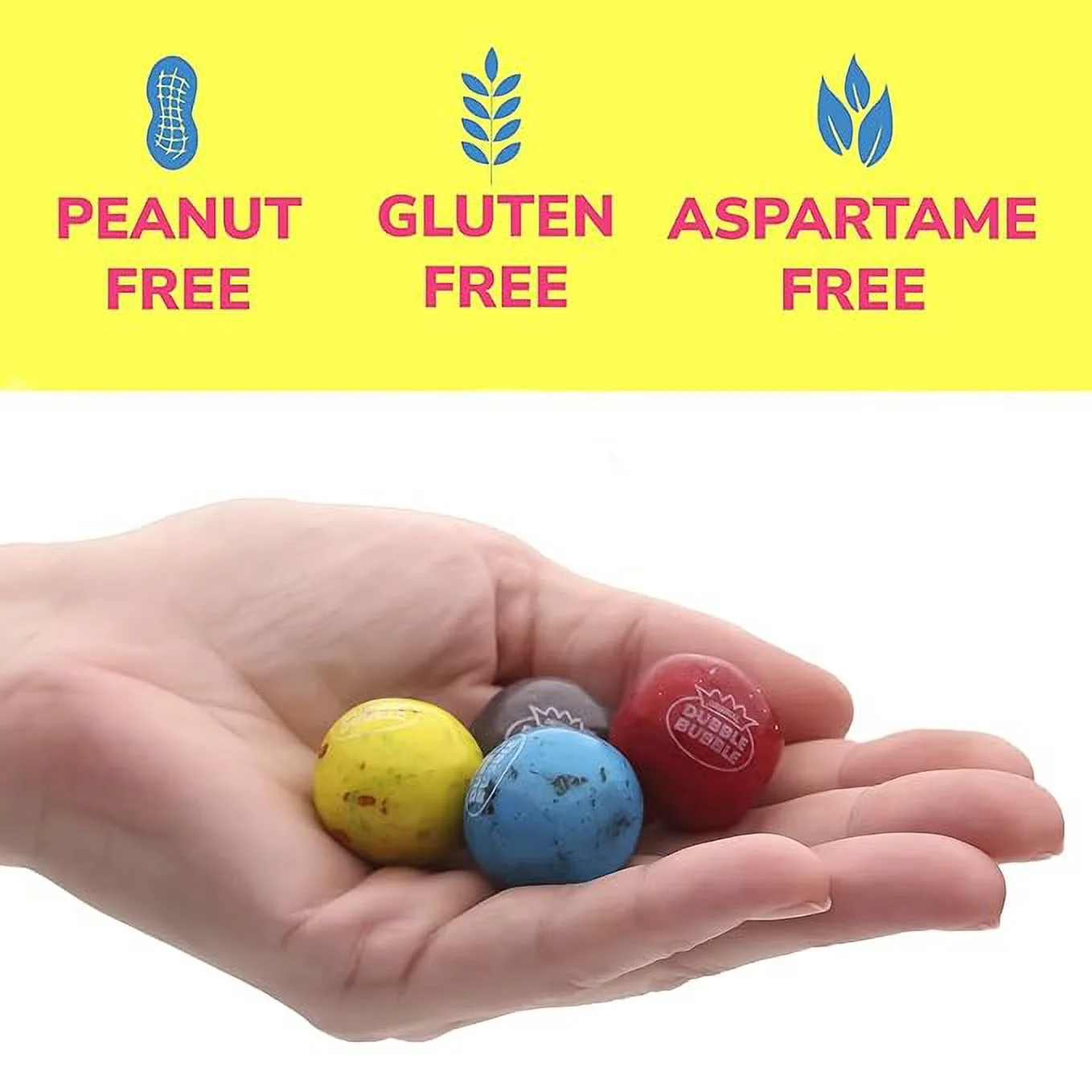 Gumballs for Gumball Machine - Berry Mix 25 mm 1 Inch Bubble Gum Balls Bulk - Vending Machine Refills - Chewing Gum - 1.7 Pound