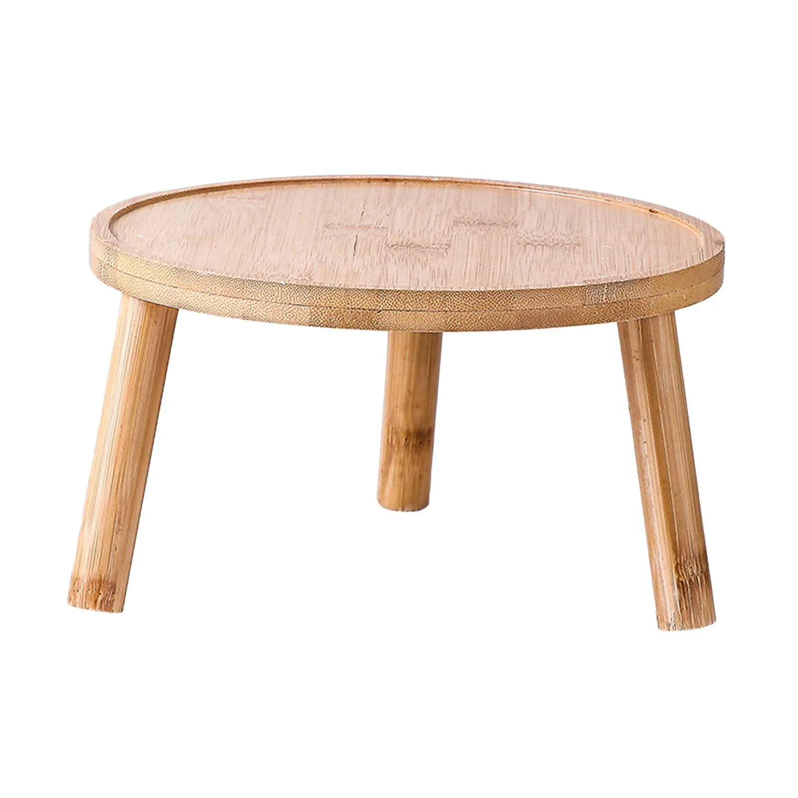 jicheng Flower Pot Holder Planter Rack Hotel Planter Holder Wooden Plant Stand Table