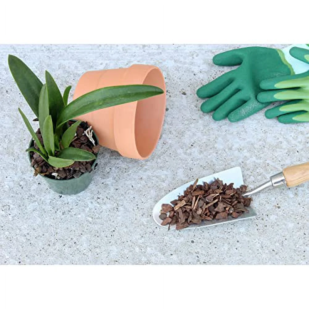 100% Organic Orchid Potting Bark (8 Quarts), All-Natural USA-Sourced Pine Bark Orchid Mix Additive