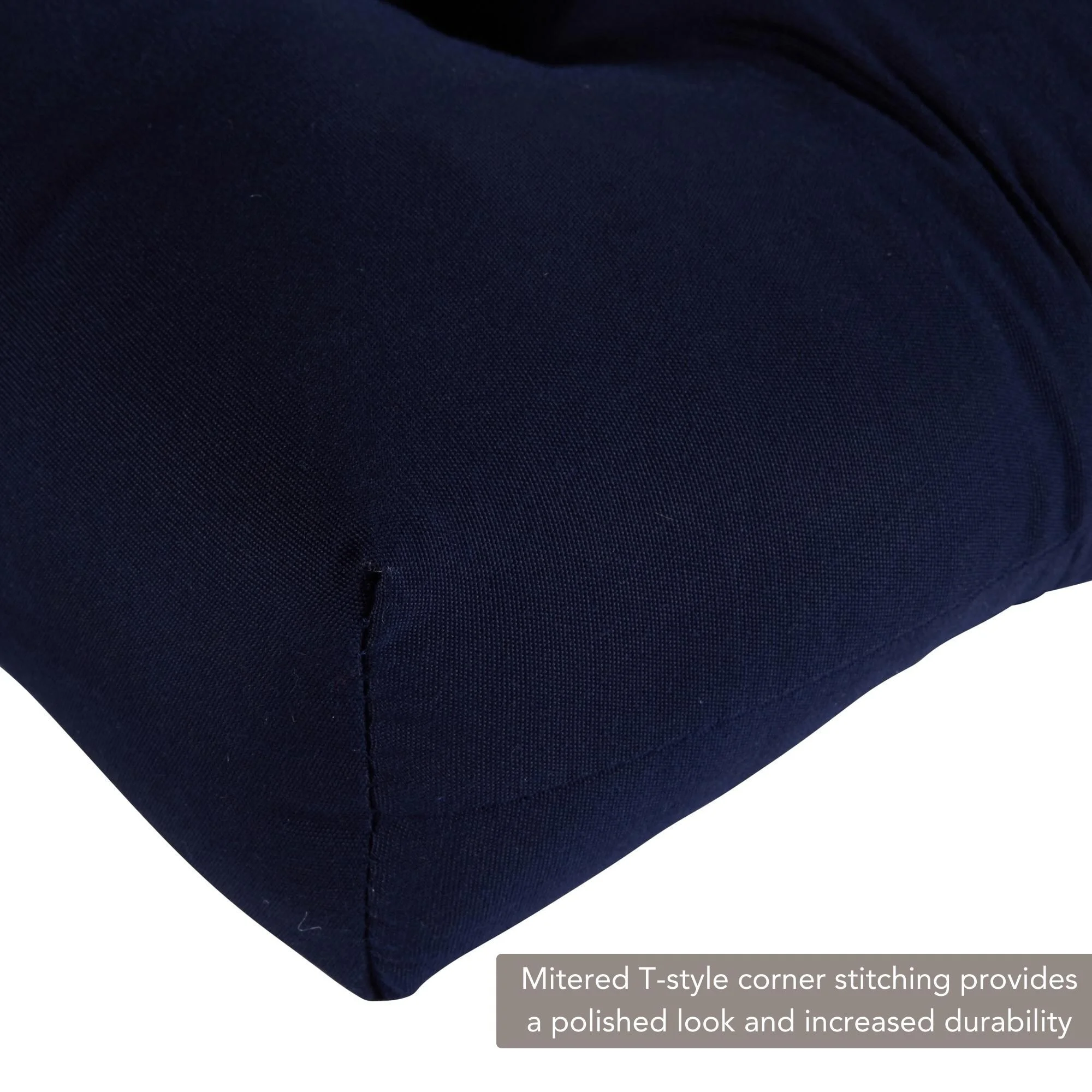 Sunbrella  Tufted 20-inch Outdoor Chair Cushion Navy