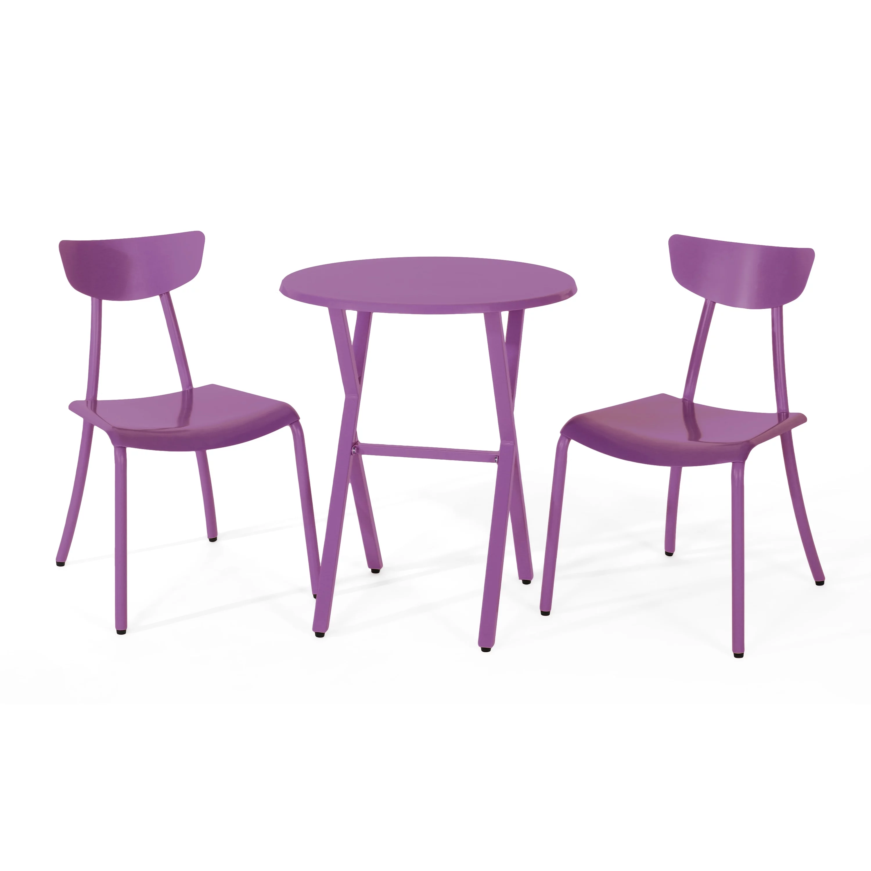 Christopher Knight Home Taro 3-piece Modern Outdoor Bistro Set by  matte teal