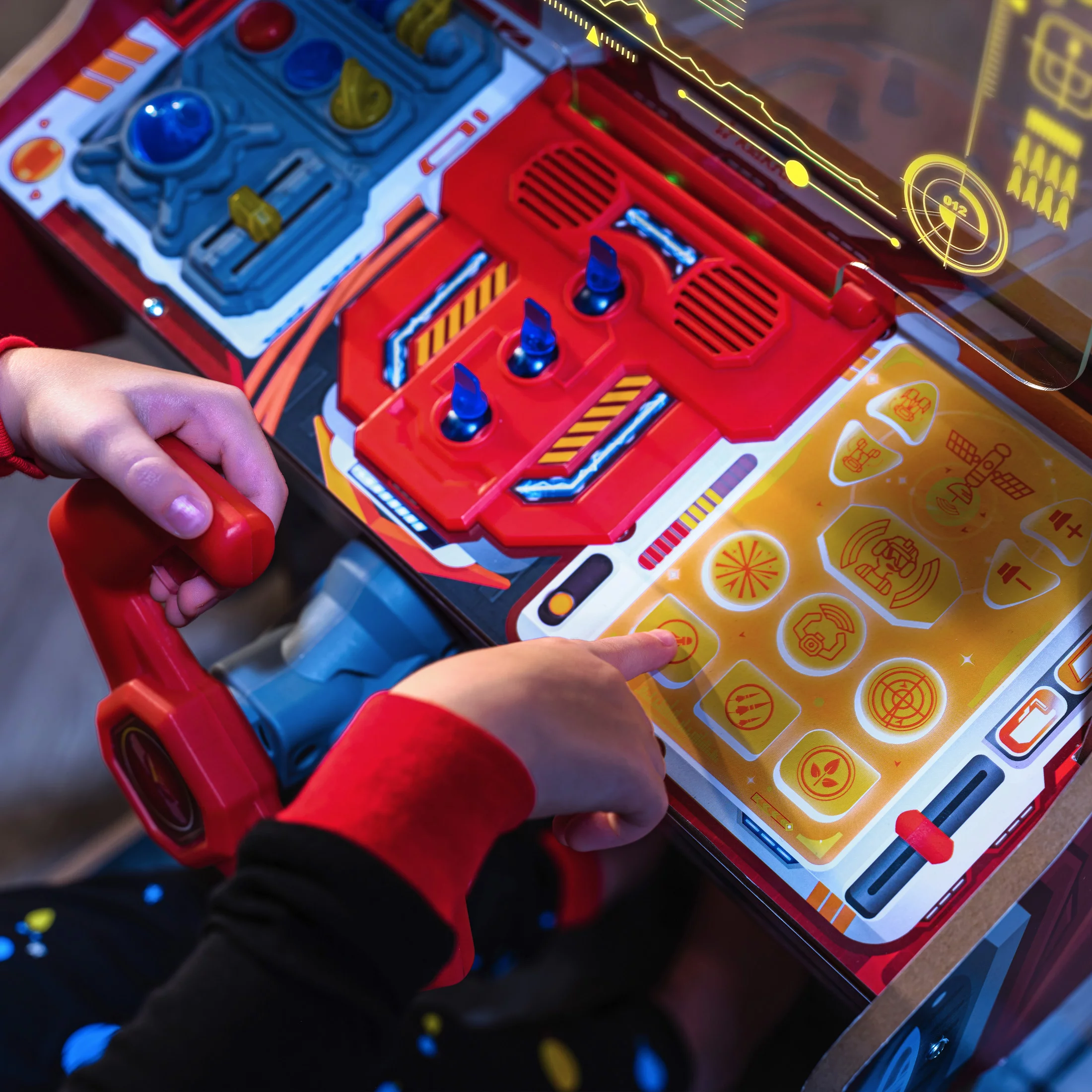 Ultimate Spaceship Wooden Pretend Play Set, Lights, Sounds & Space Projector – Ages 4+