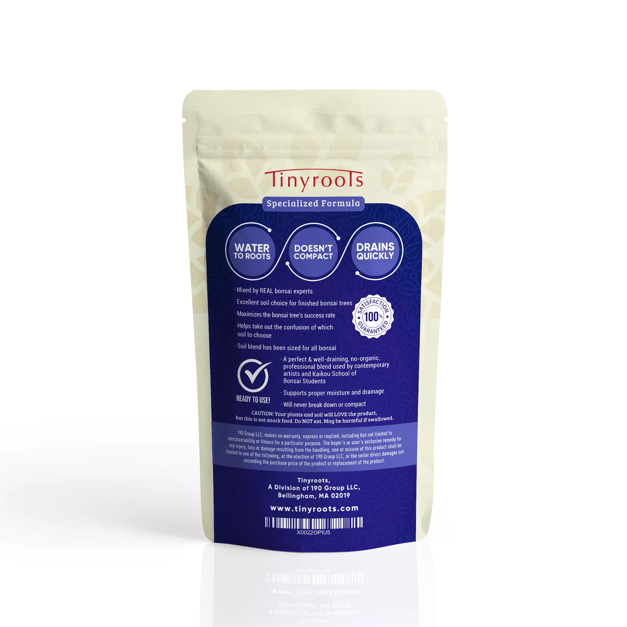 Tinyroots Premium Blend Bonsai Soil, 2.25 Quart Bag