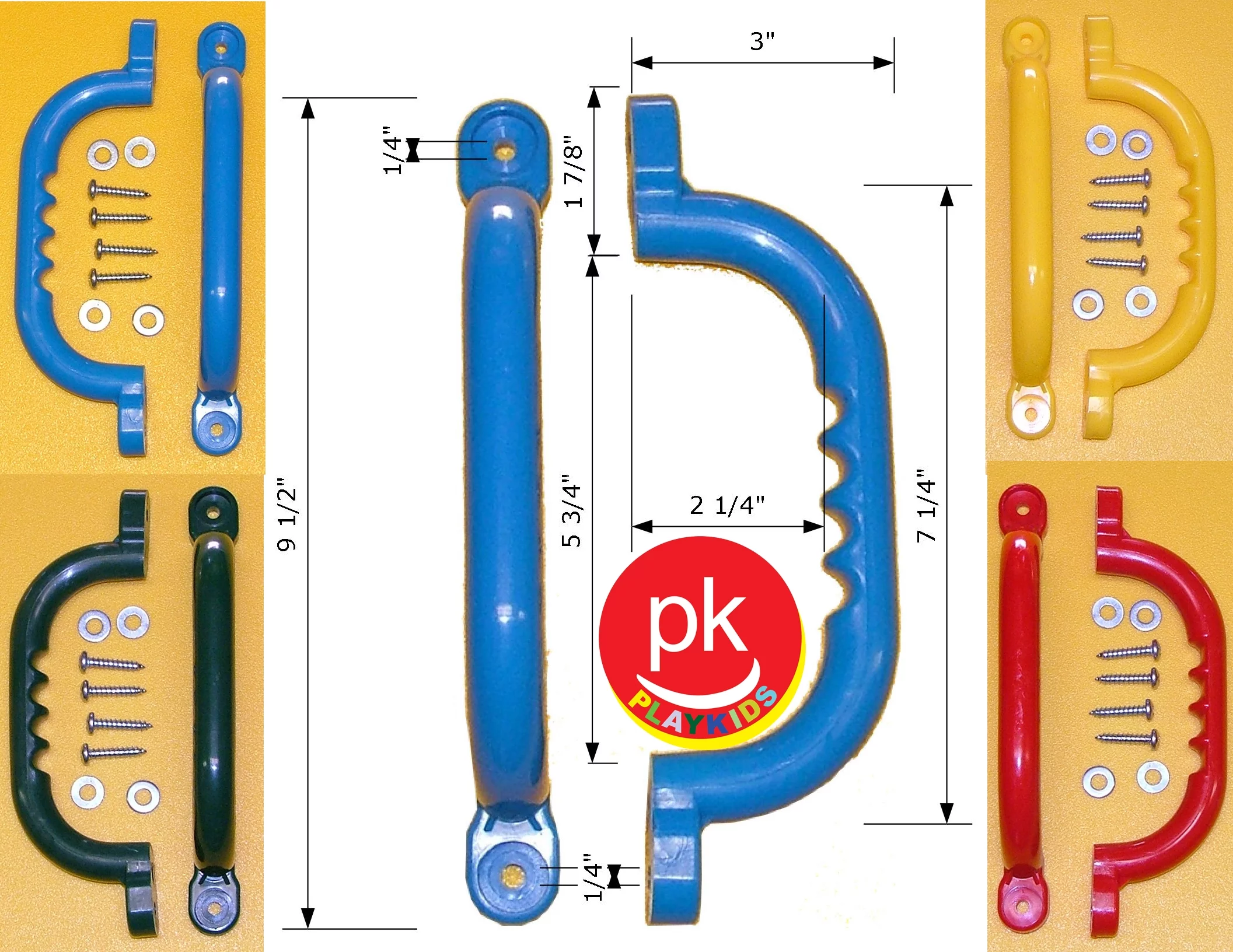 Playkids Safety Grip Swing Set Handles (Two Handles) - 10