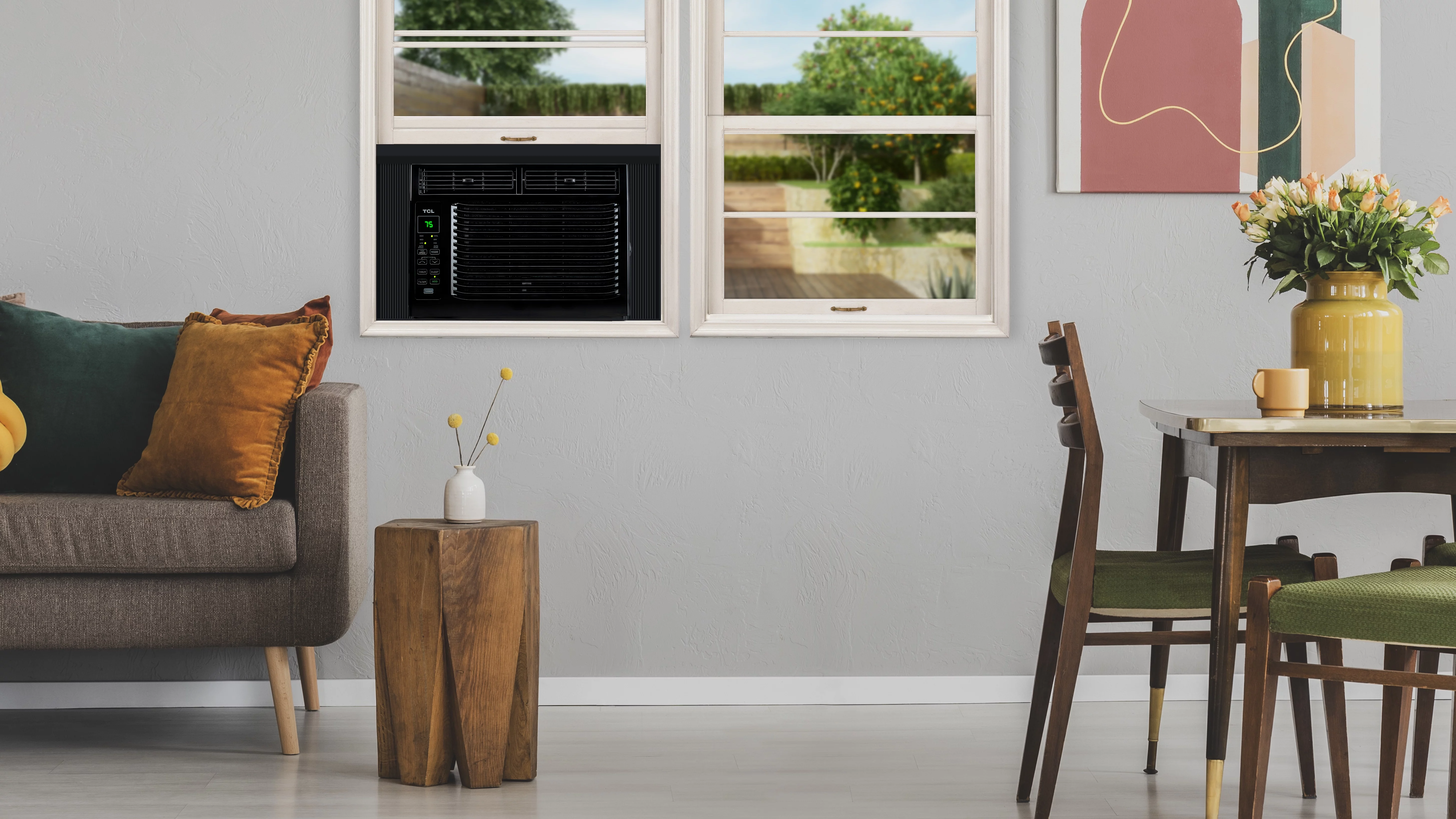 TCL 5,000 BTU Black Window Air Conditioner with Remote